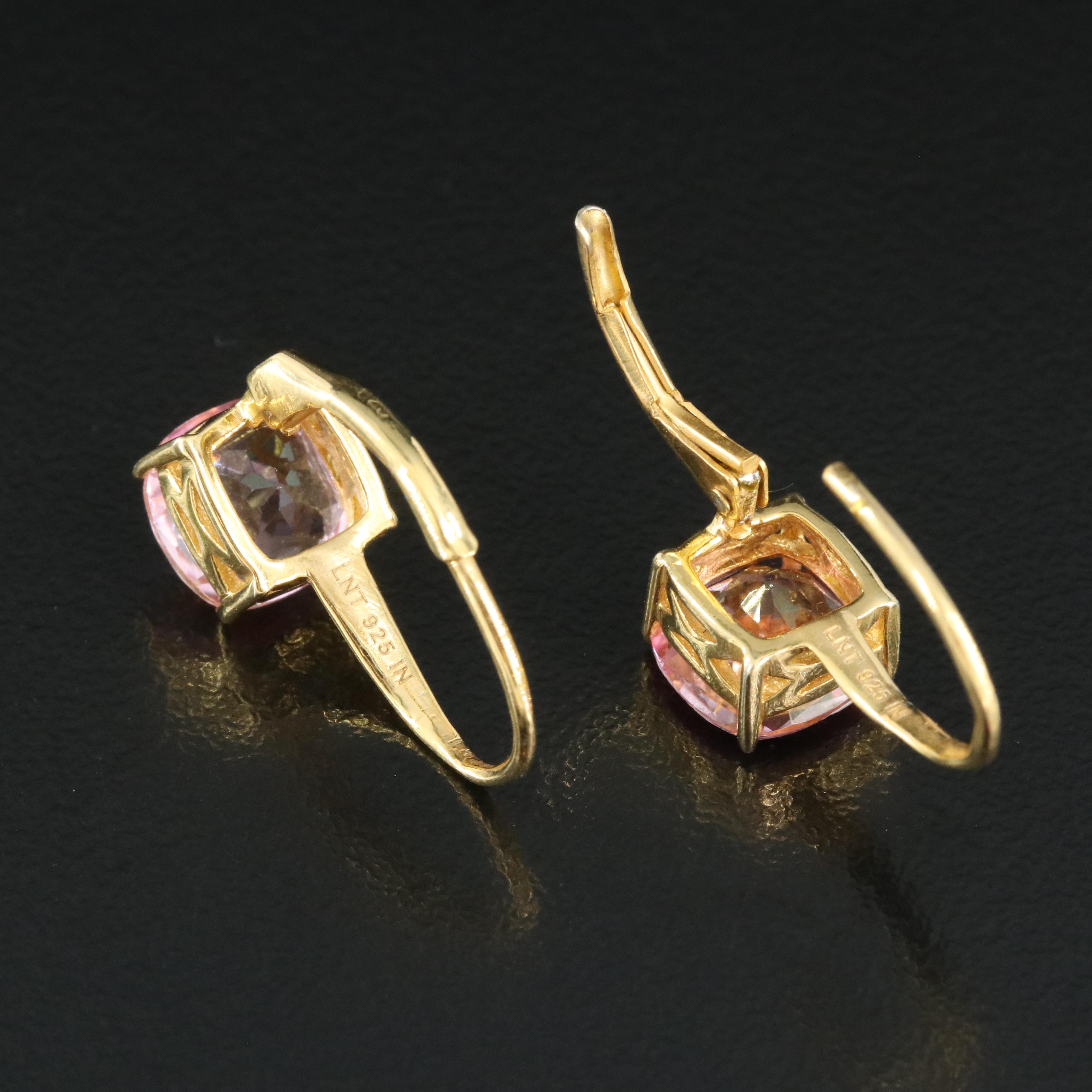 Sterling Topaz Earrings