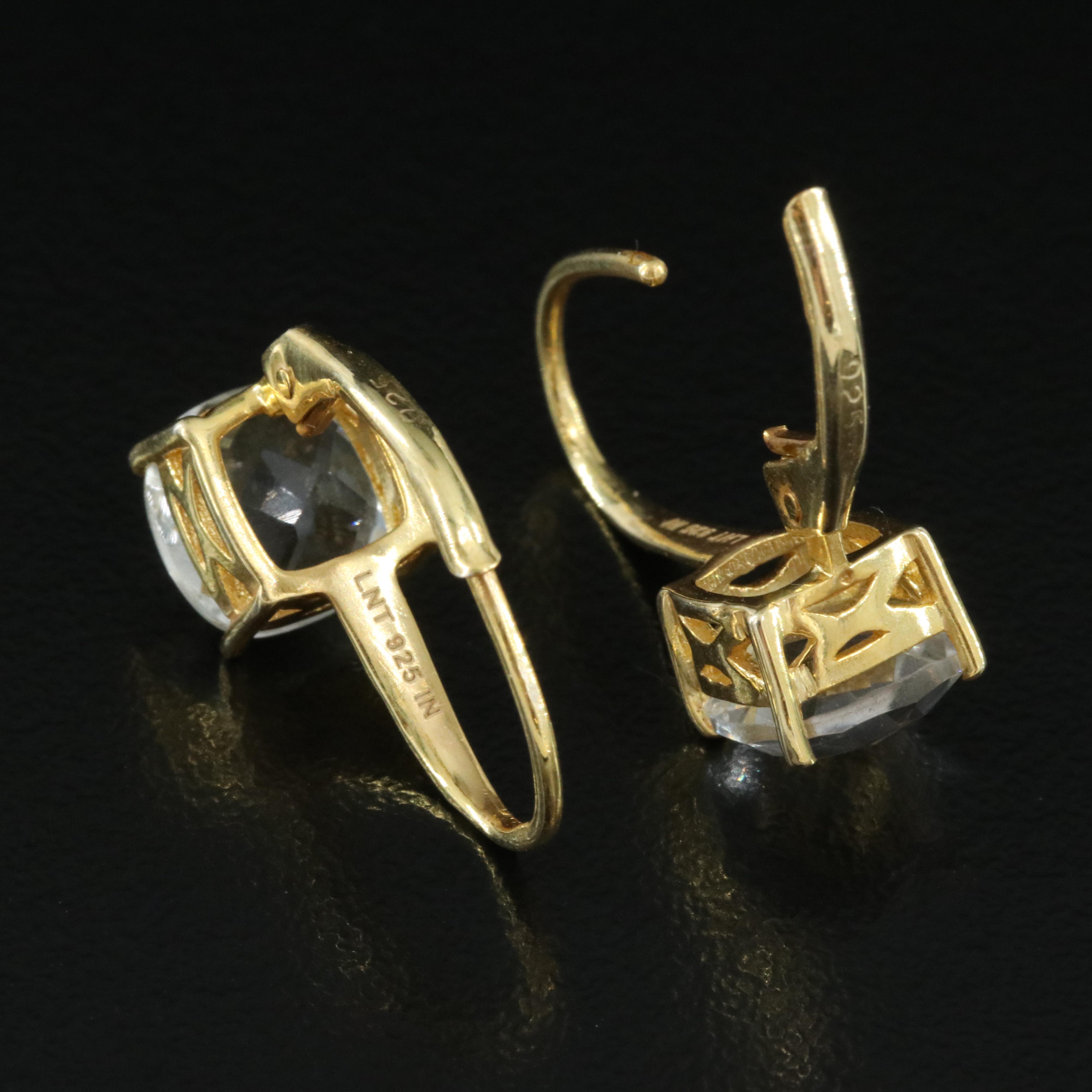 Sterling Quartz Earrings