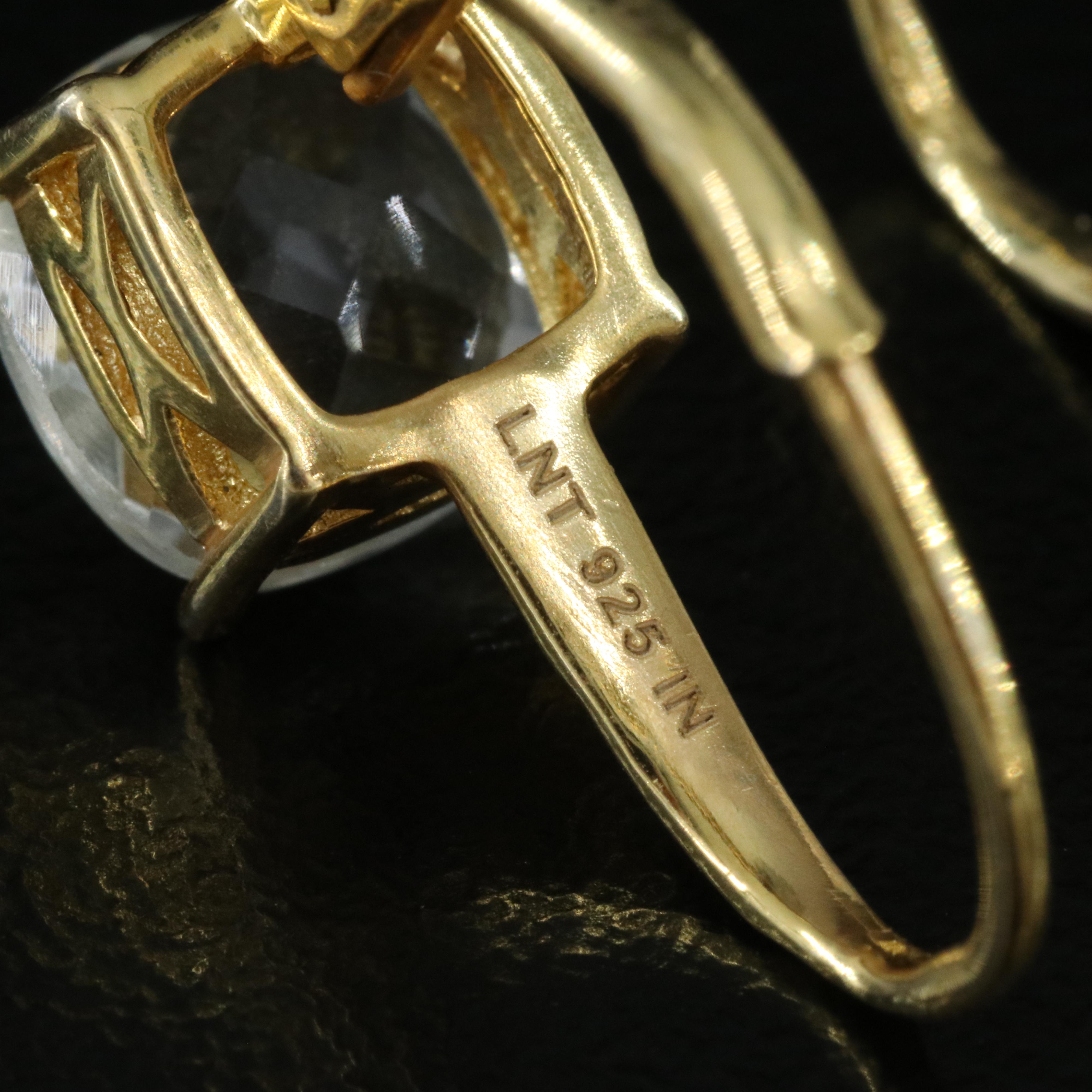 Sterling Quartz Earrings