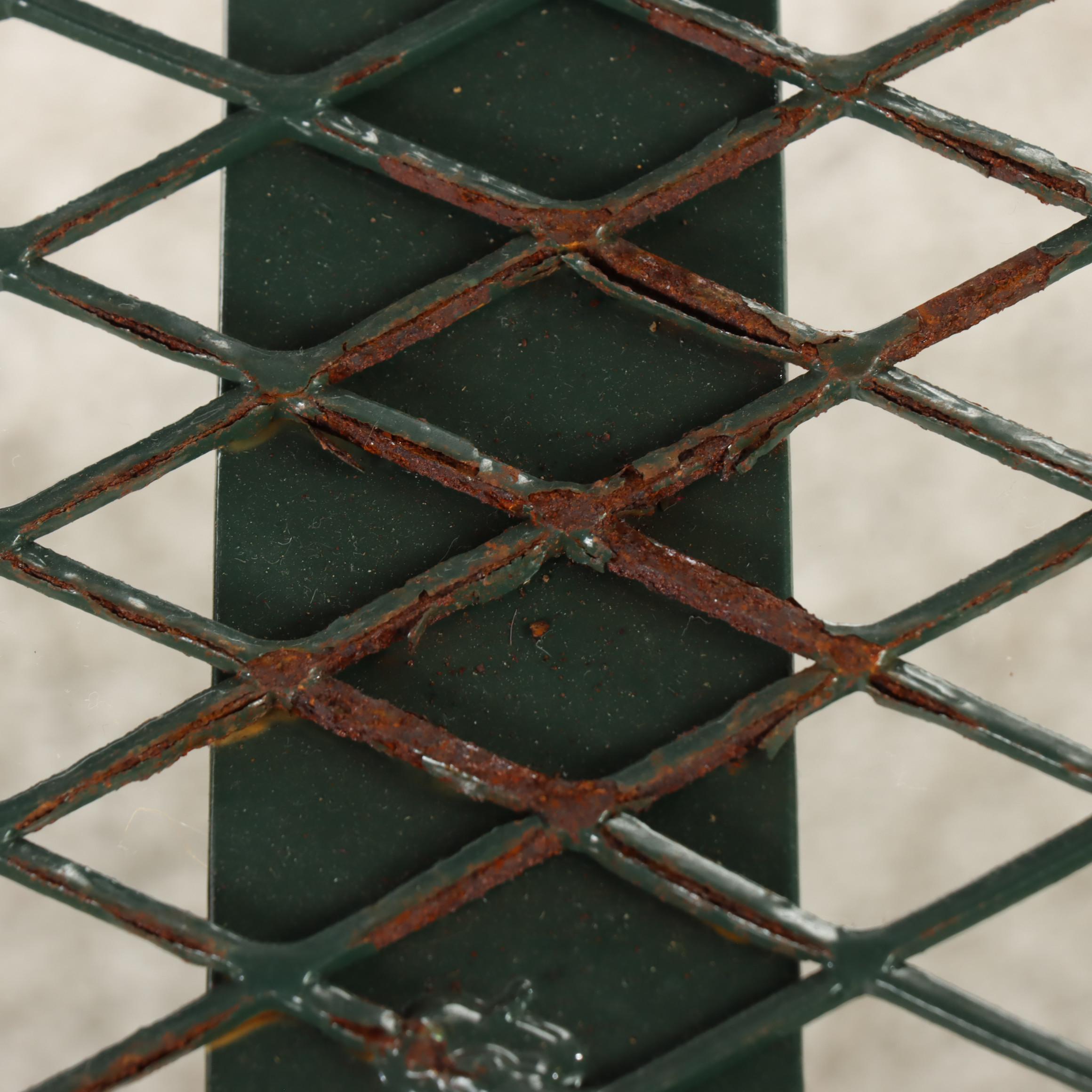 Green Enameled Metal Gardening Wagon