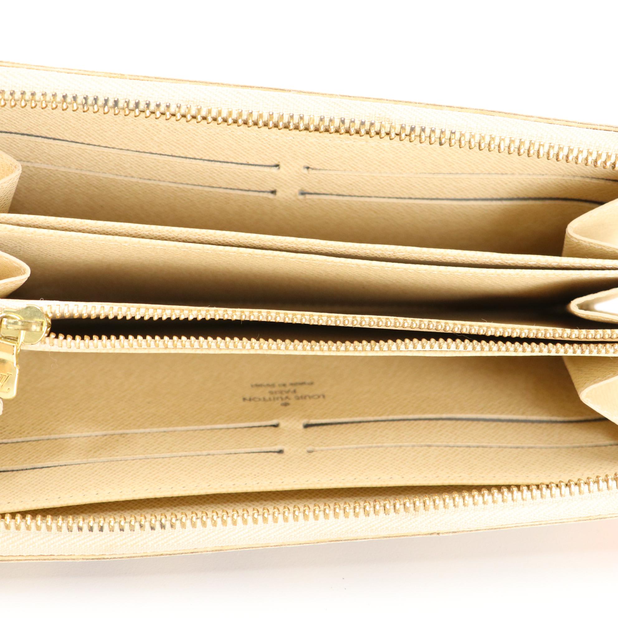 Louis Vuitton Zippy Wallet in Damier Azur Canvas