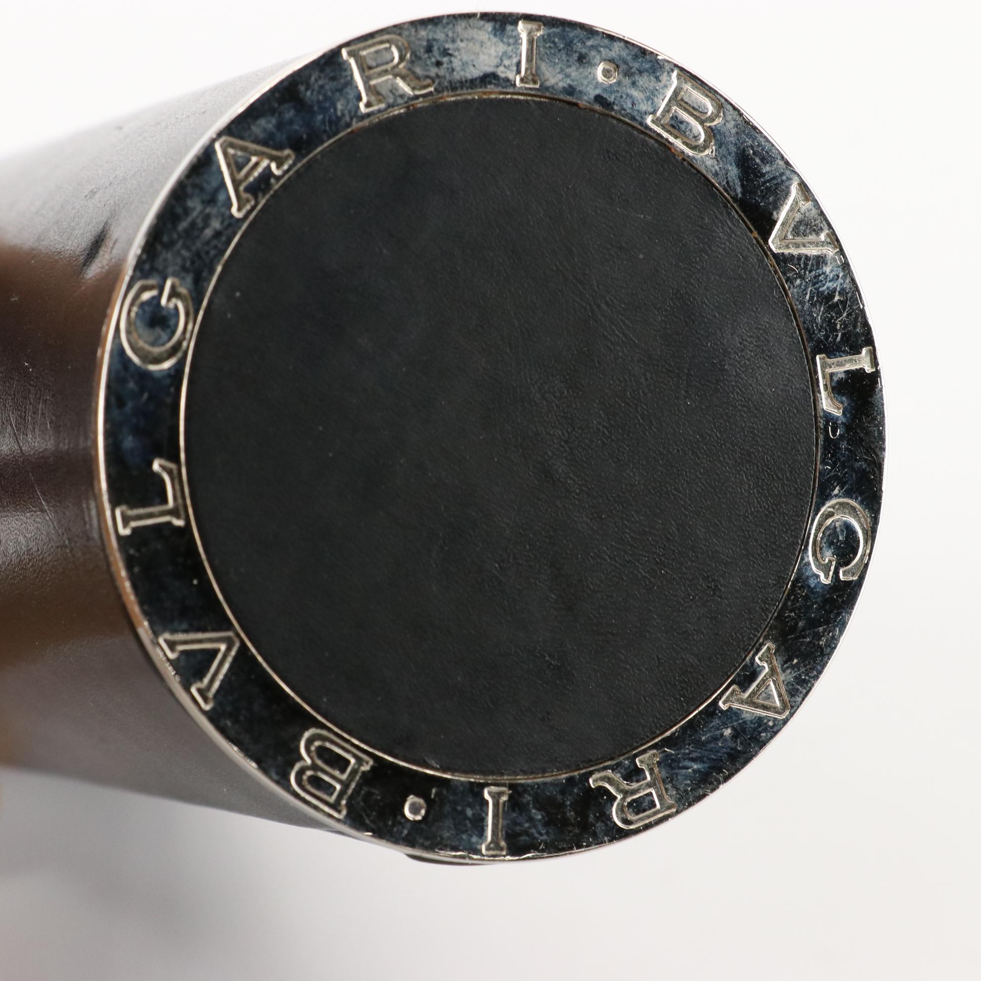 BVLGARI 6061-B Embellished Shield Sunglasses with Case