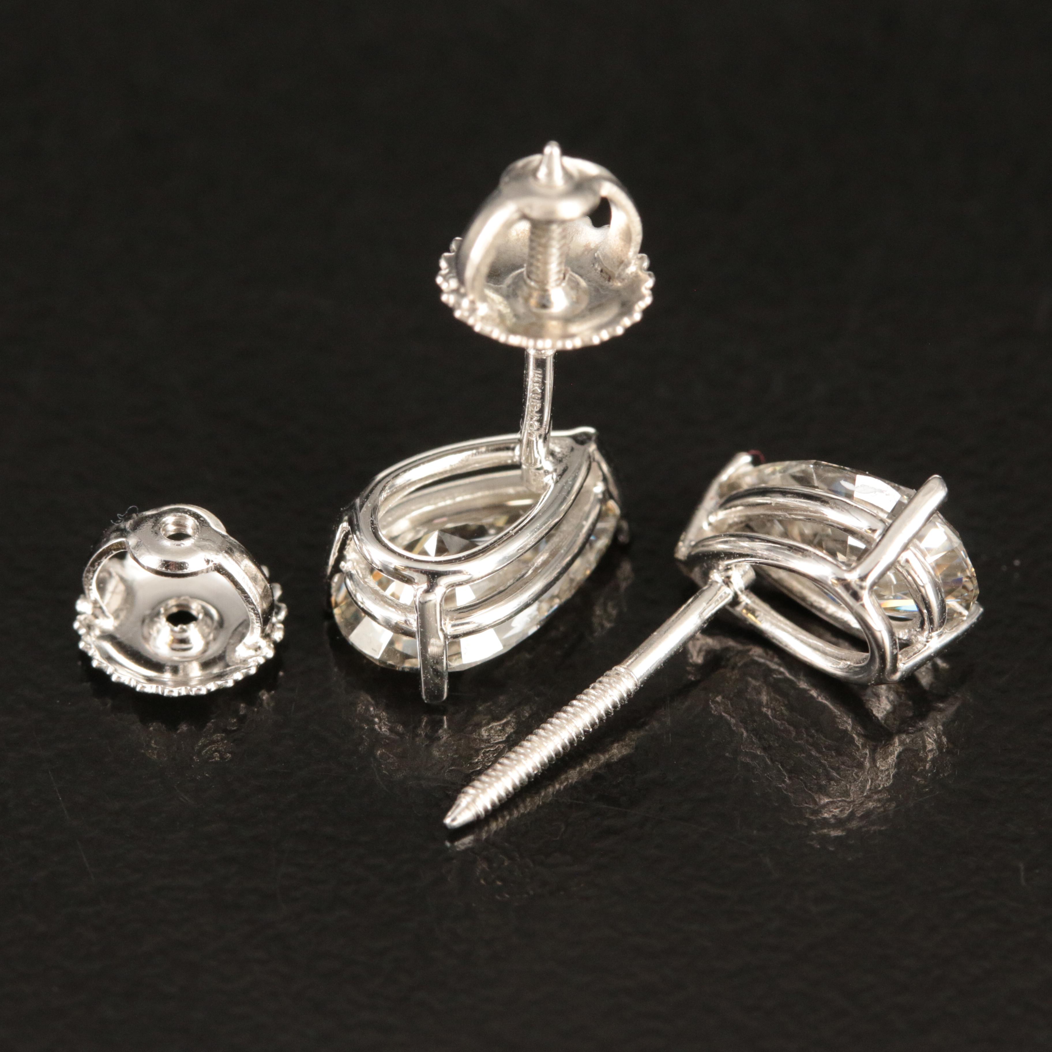 14K 2.22 CTW Lab Grown Diamond Stud Earrings