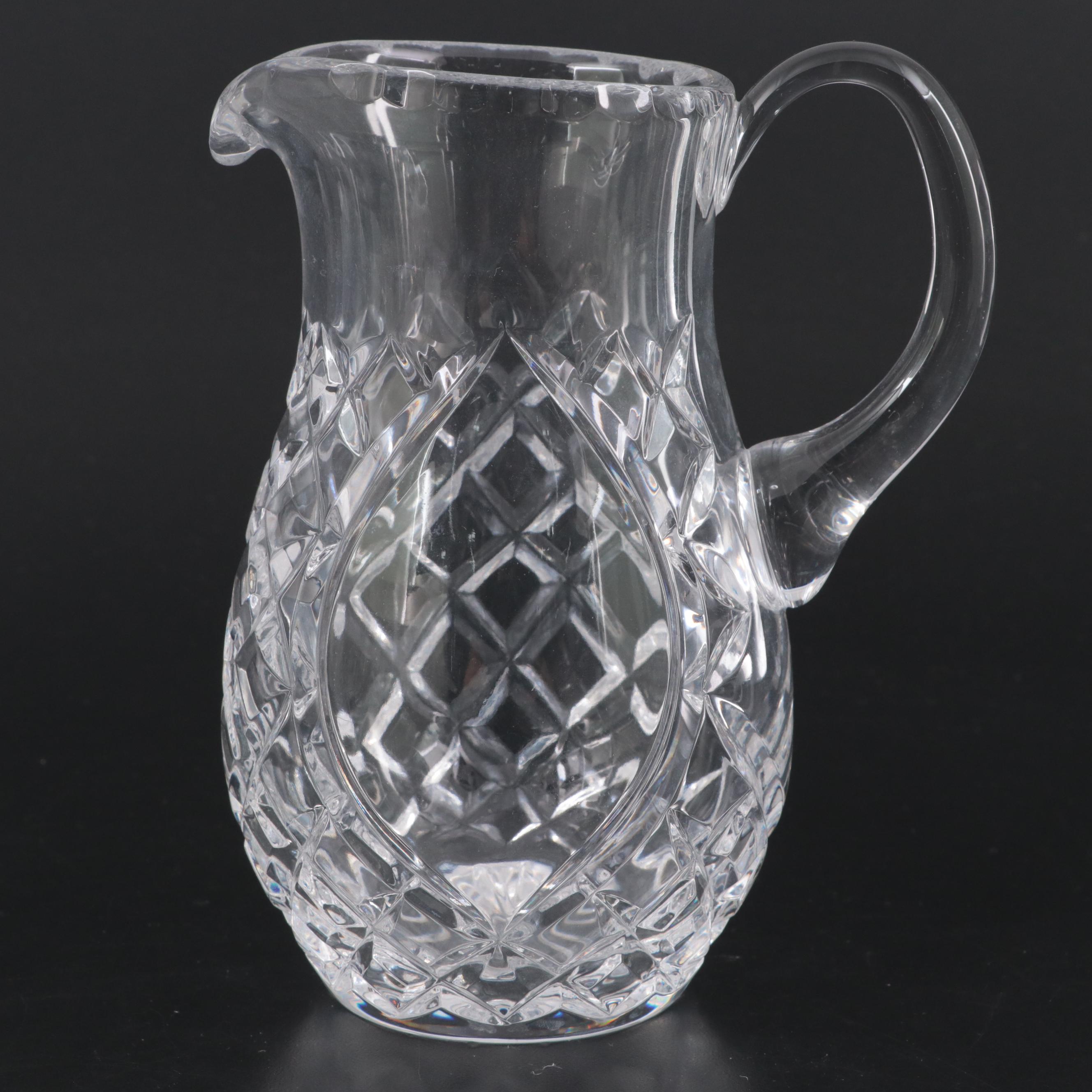 Waterford Crystal "Lismore" Roly Poly Glasses and Other Crystal Pitcher