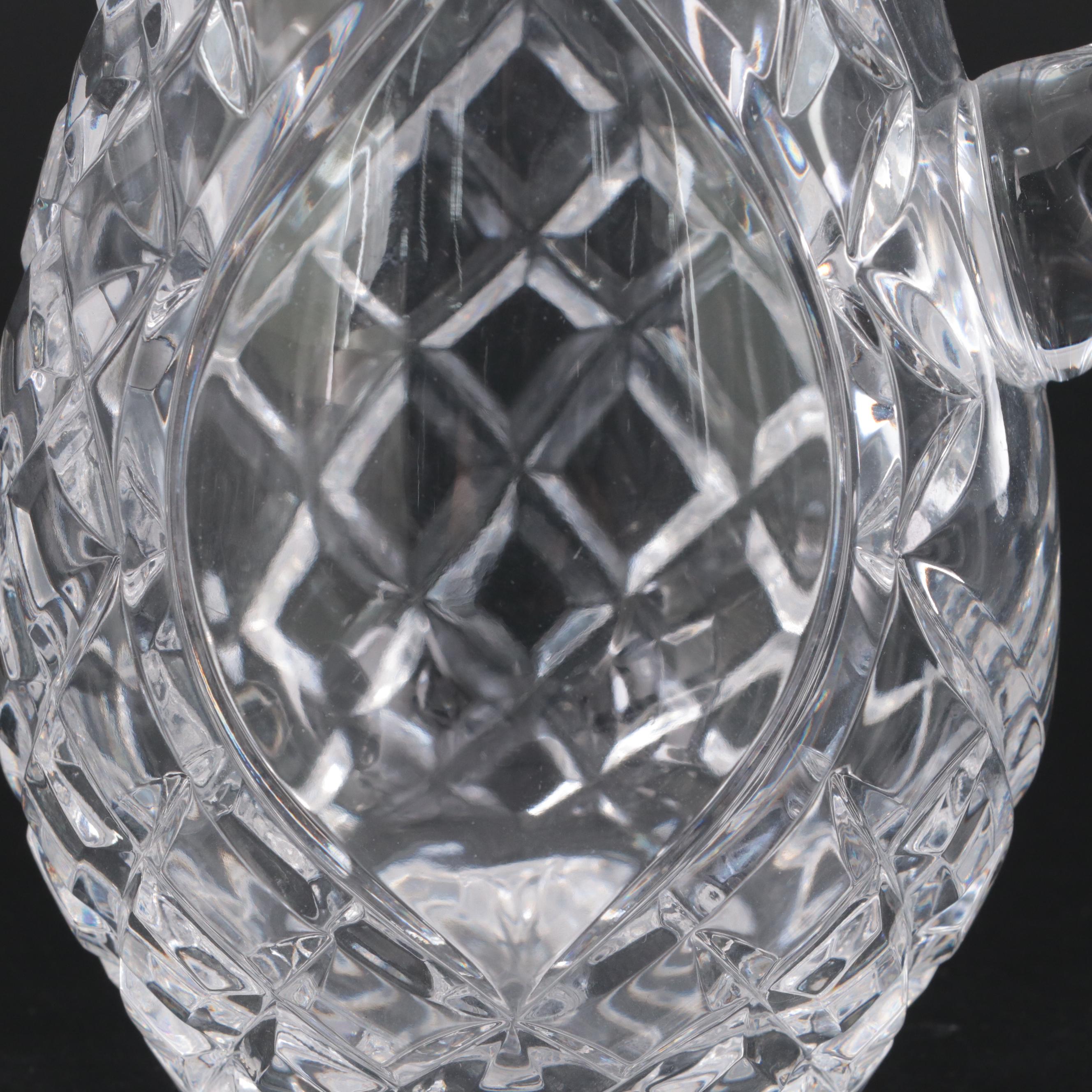 Waterford Crystal "Lismore" Roly Poly Glasses and Other Crystal Pitcher
