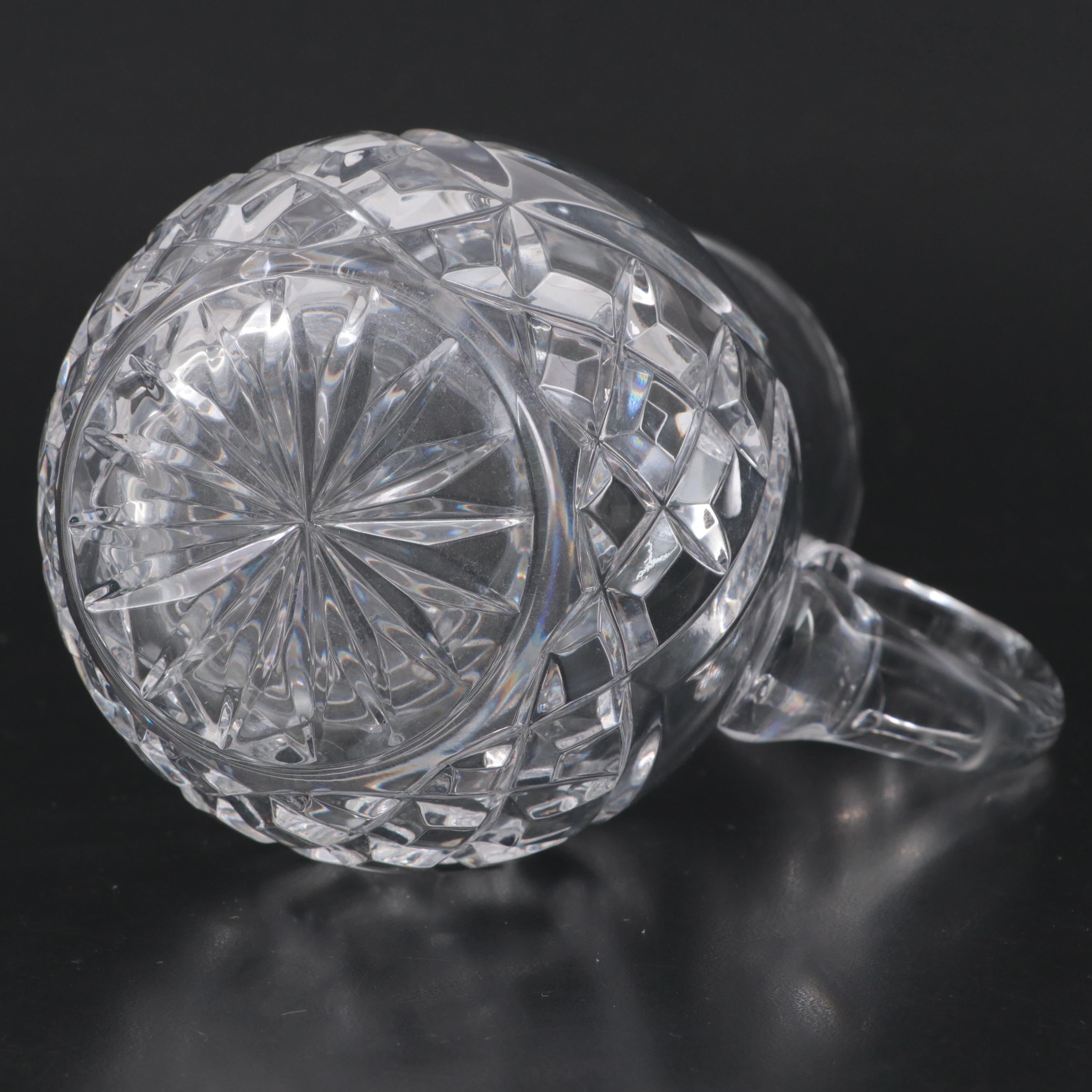 Waterford Crystal "Lismore" Roly Poly Glasses and Other Crystal Pitcher