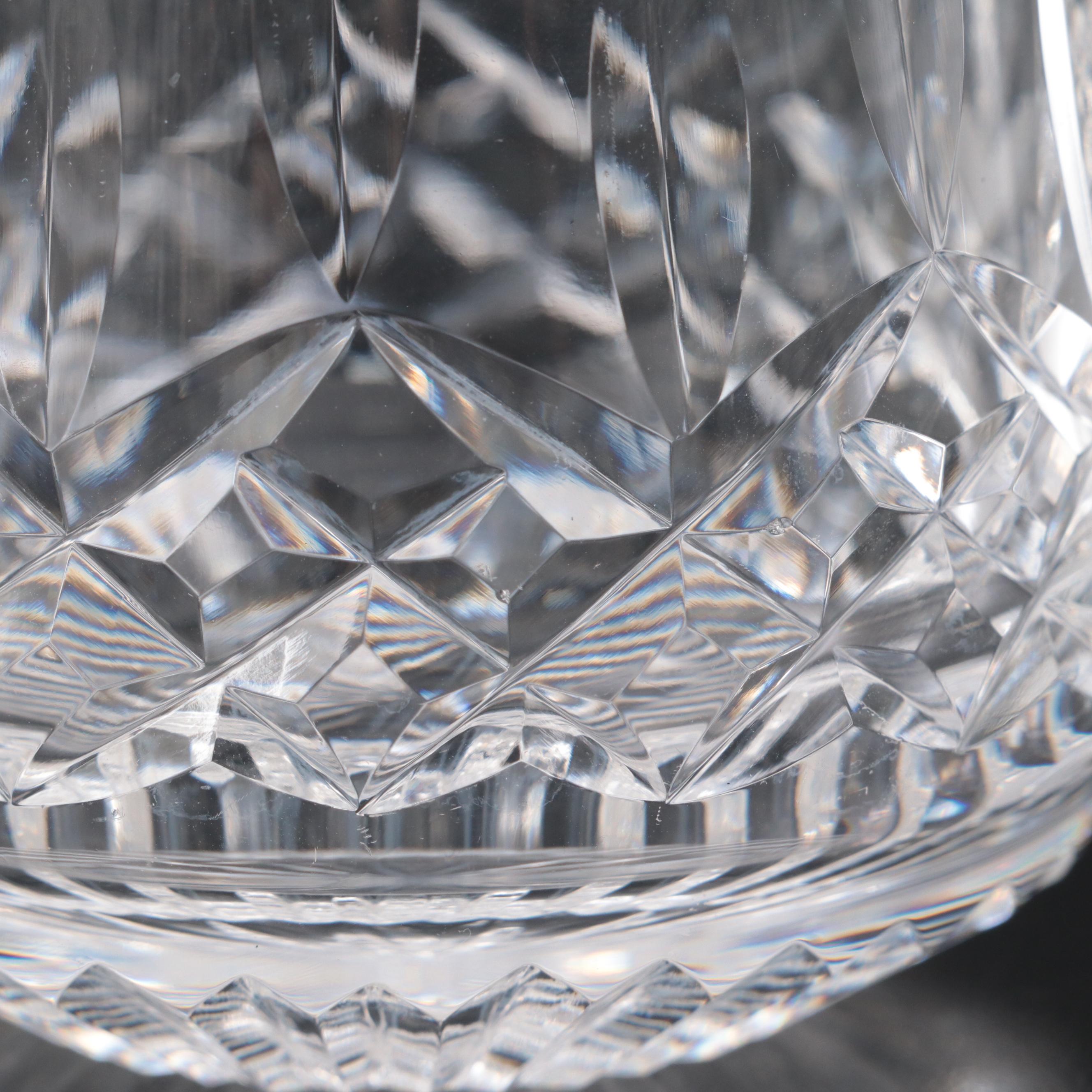 Waterford Crystal "Lismore" Roly Poly Glasses and Other Crystal Pitcher