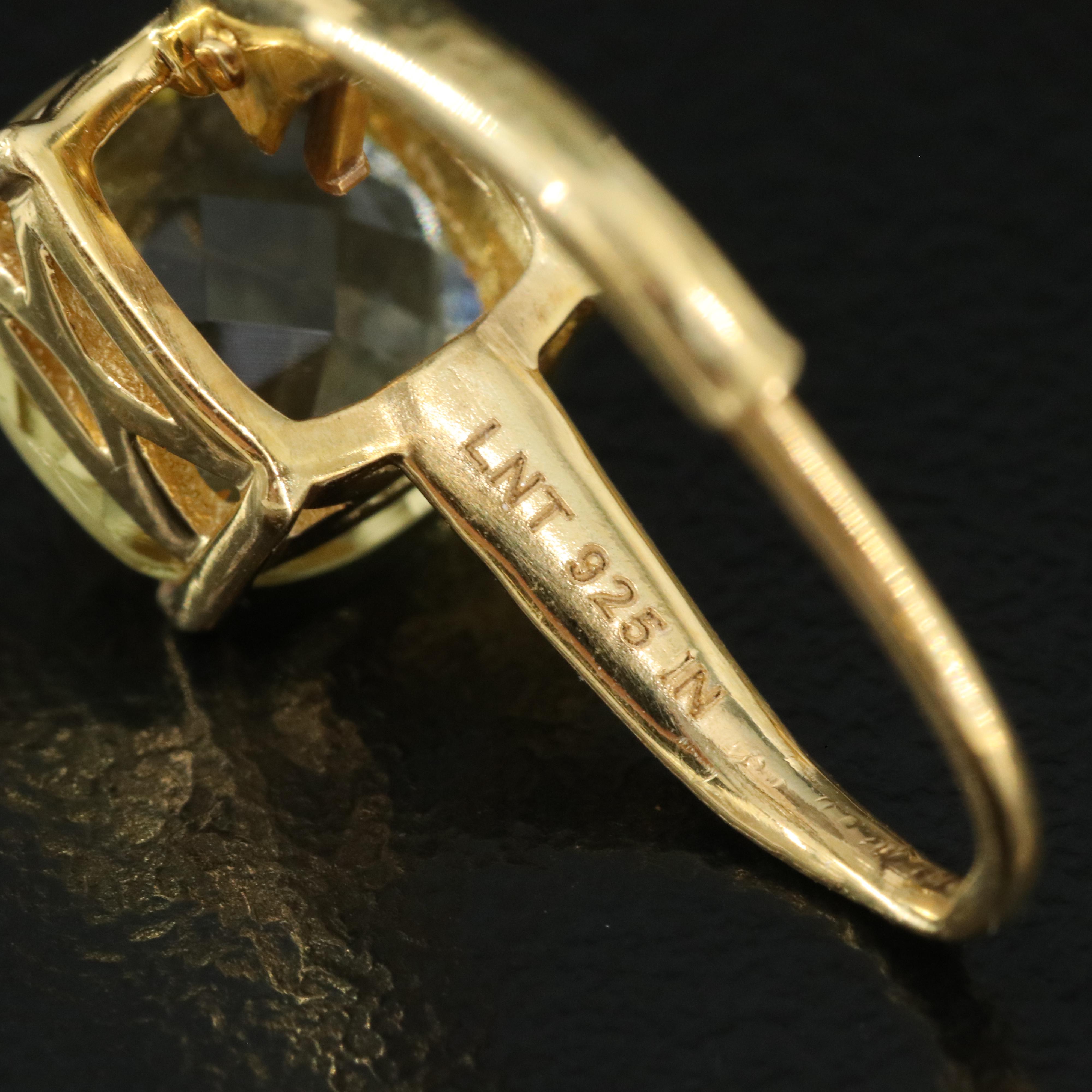 Sterling Citrine Earrings