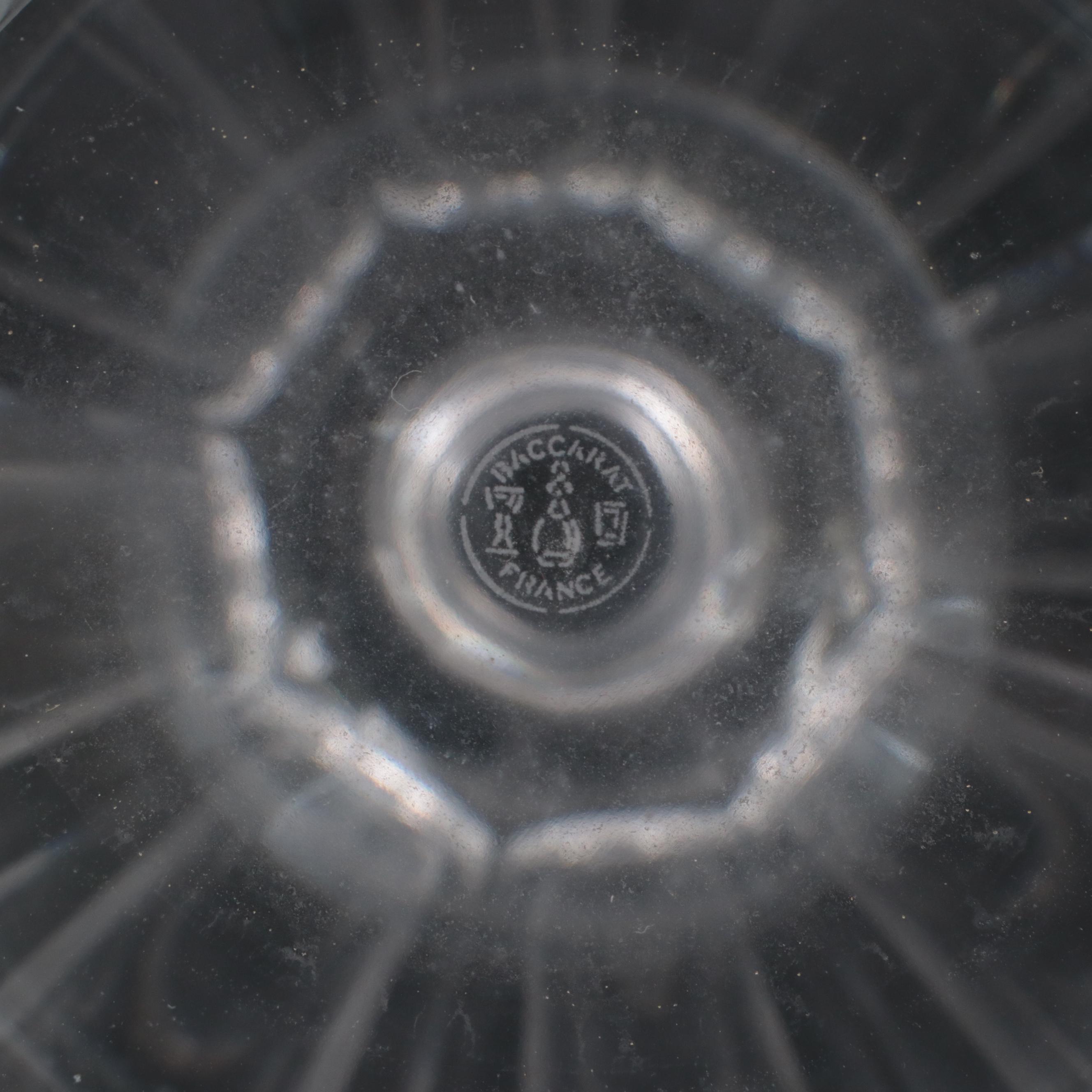 Baccarat "Tallyrand" Crystal Decanter with Reed & Barton "Soho" Old Fashioneds