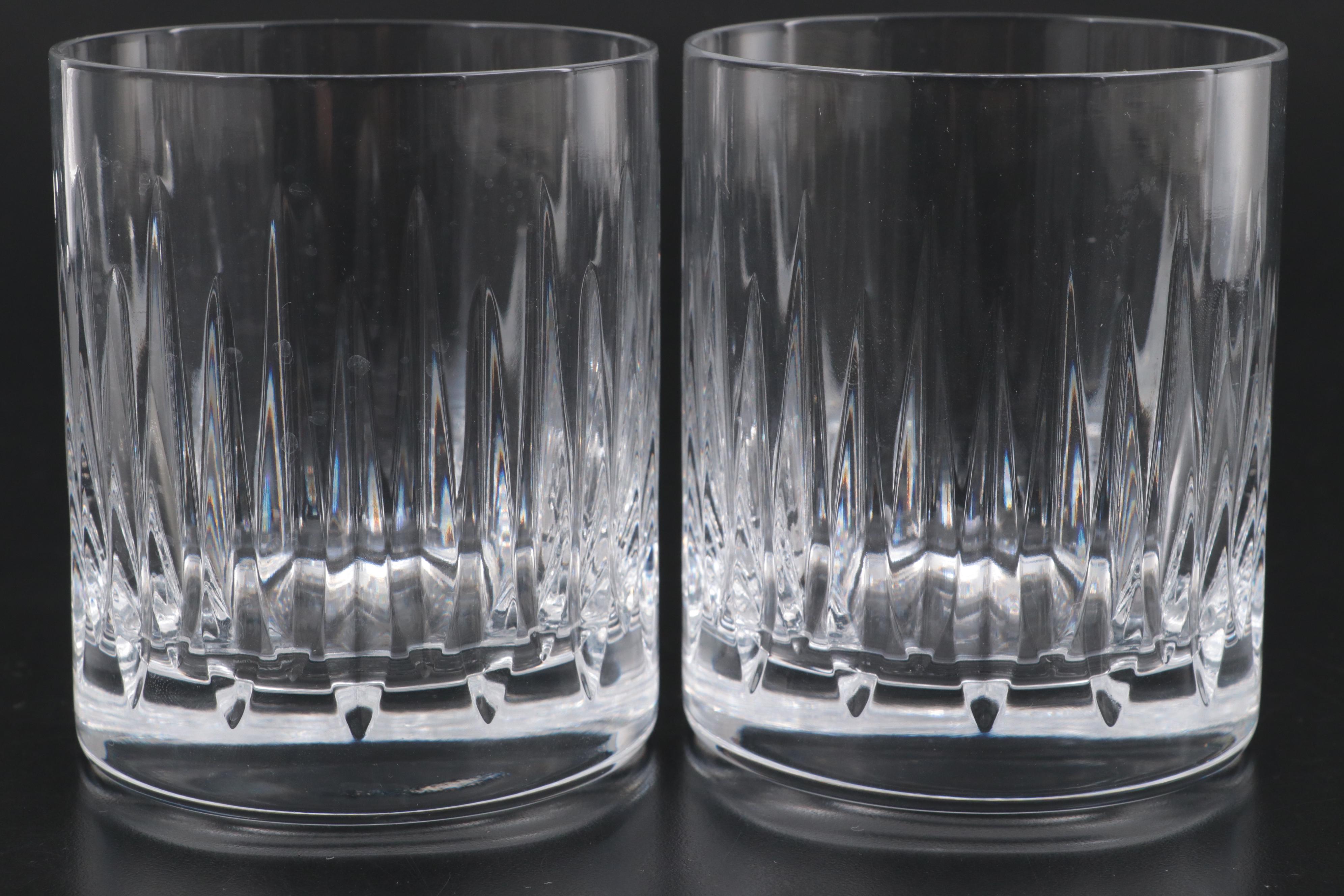 Baccarat "Tallyrand" Crystal Decanter with Reed & Barton "Soho" Old Fashioneds