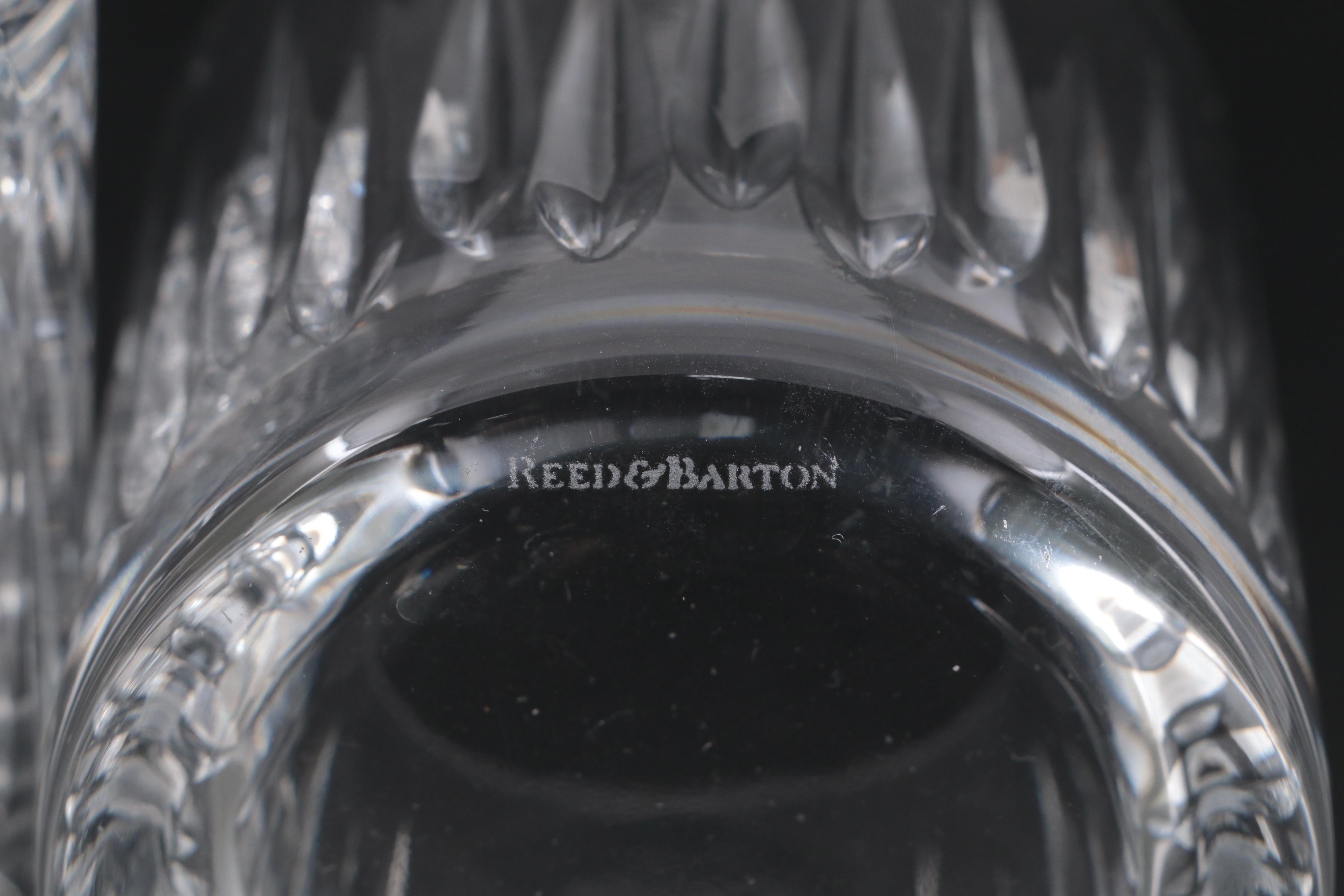 Baccarat "Tallyrand" Crystal Decanter with Reed & Barton "Soho" Old Fashioneds