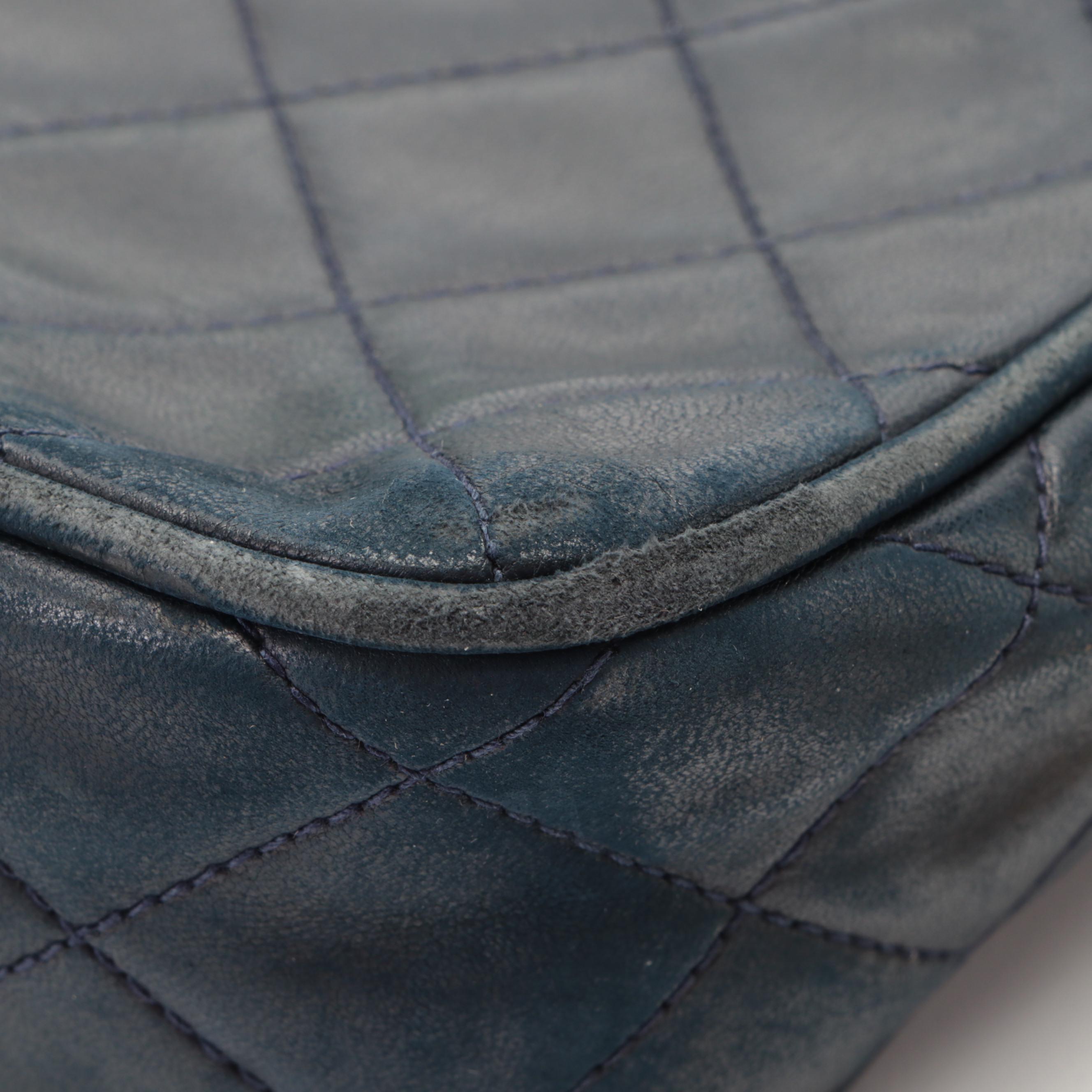 Chanel CC Chain Strap Crossbody Bag in Quilted Lambskin Leather with Tassel