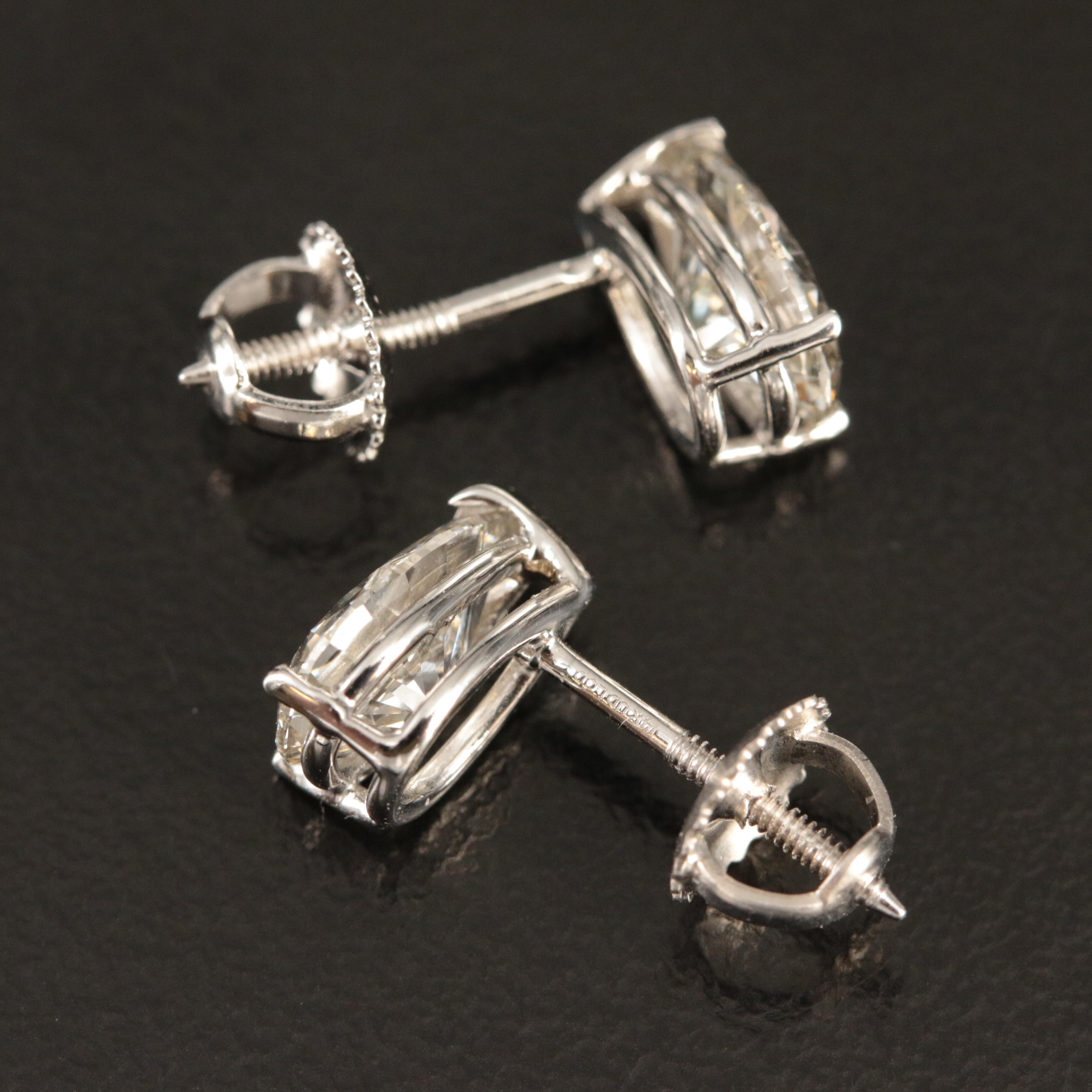 14K 2.00 CTW Lab Grown Diamond Stud Earrings