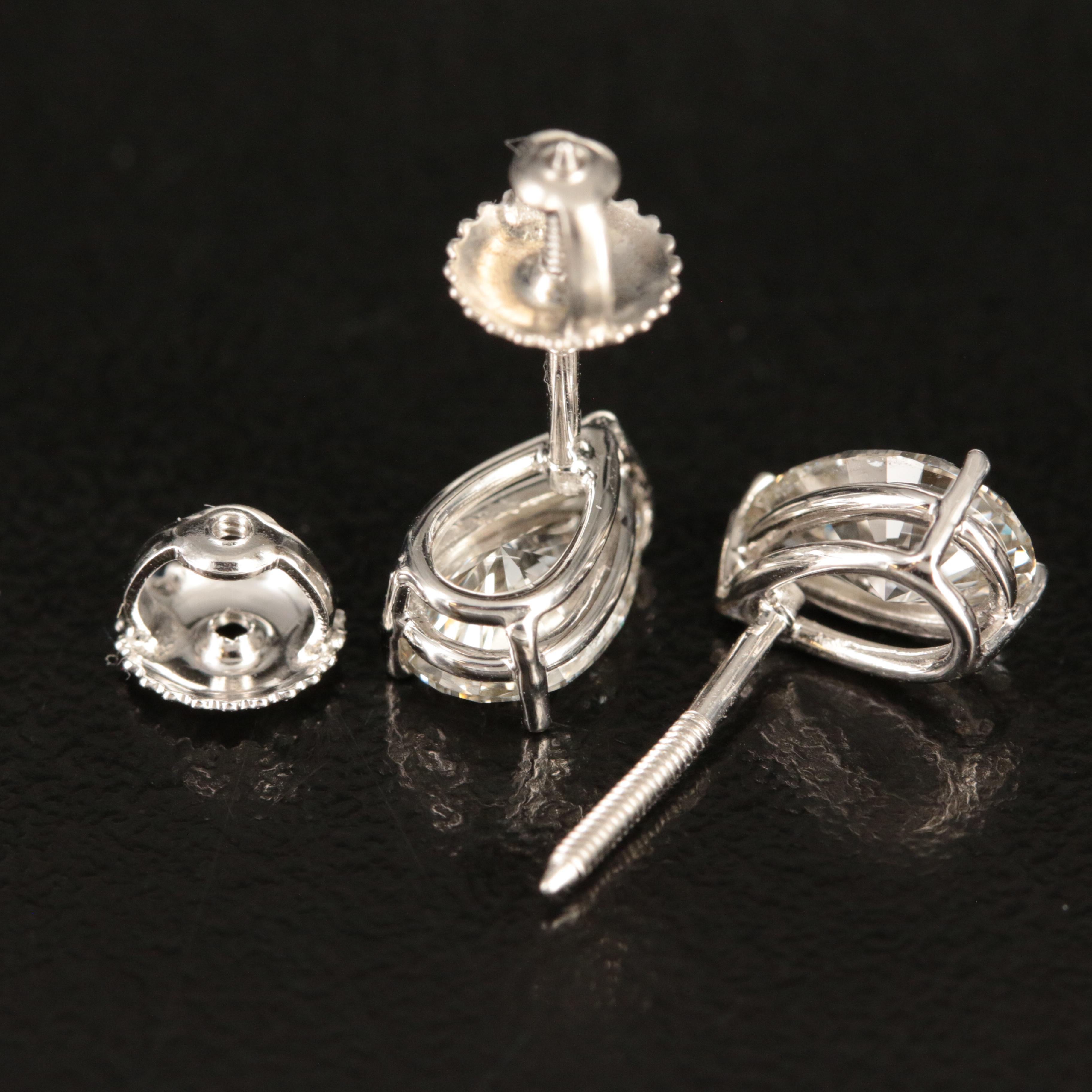 14K 2.00 CTW Lab Grown Diamond Stud Earrings