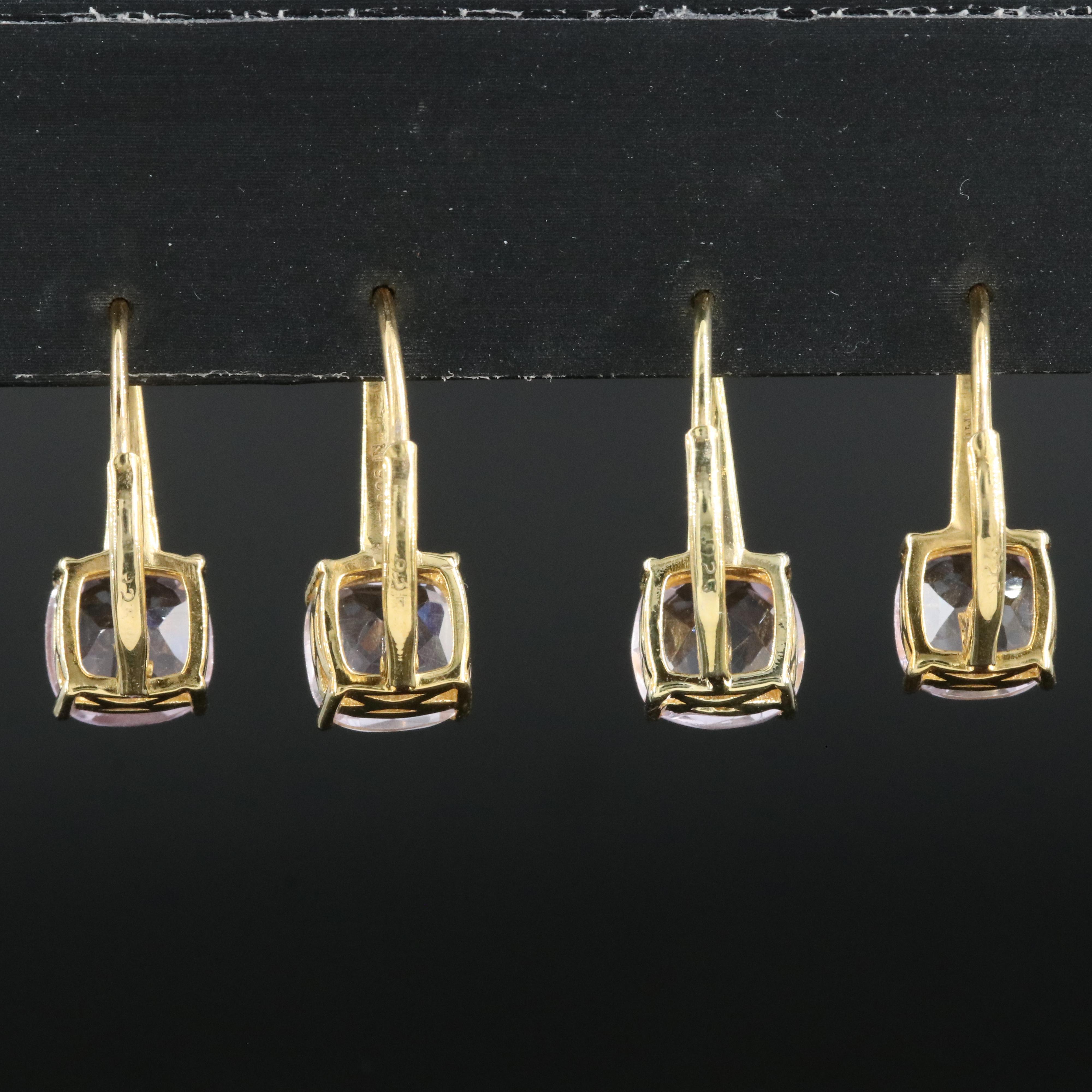 Sterling Amethyst Earrings