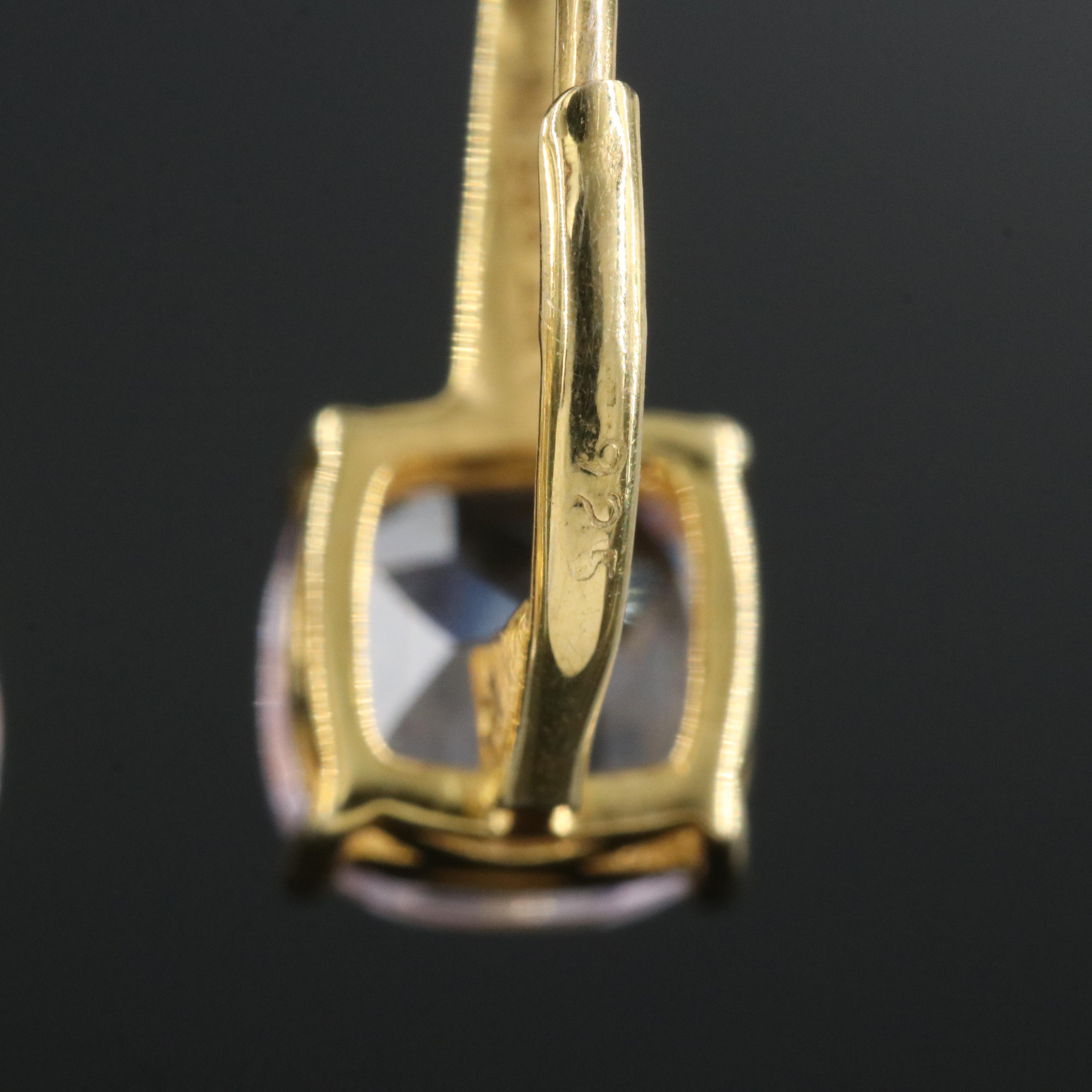 Sterling Amethyst Earrings