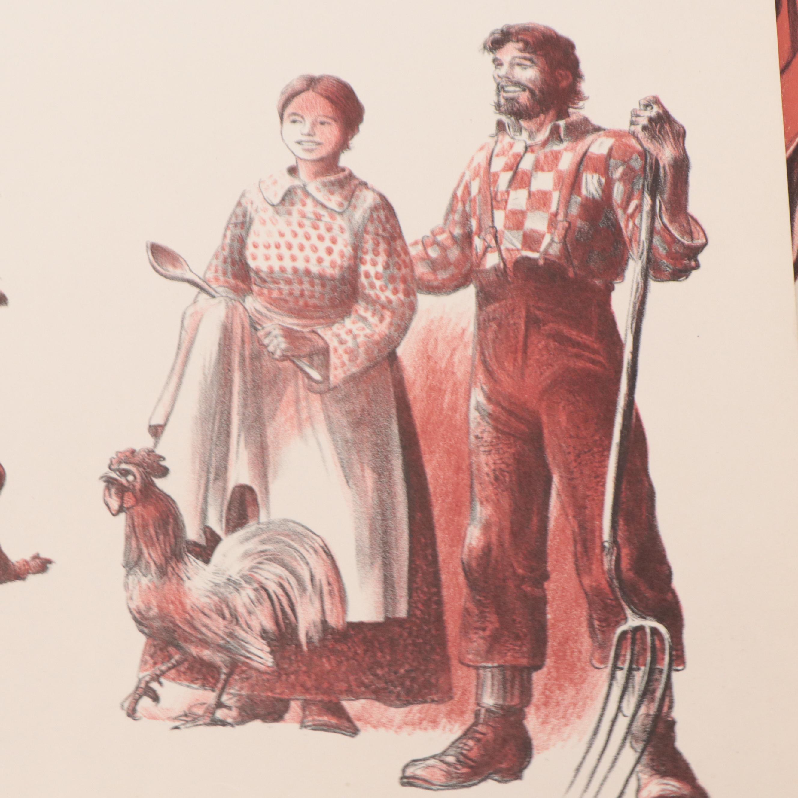 Lithographic Book Illustrations Designed by Lynd Ward