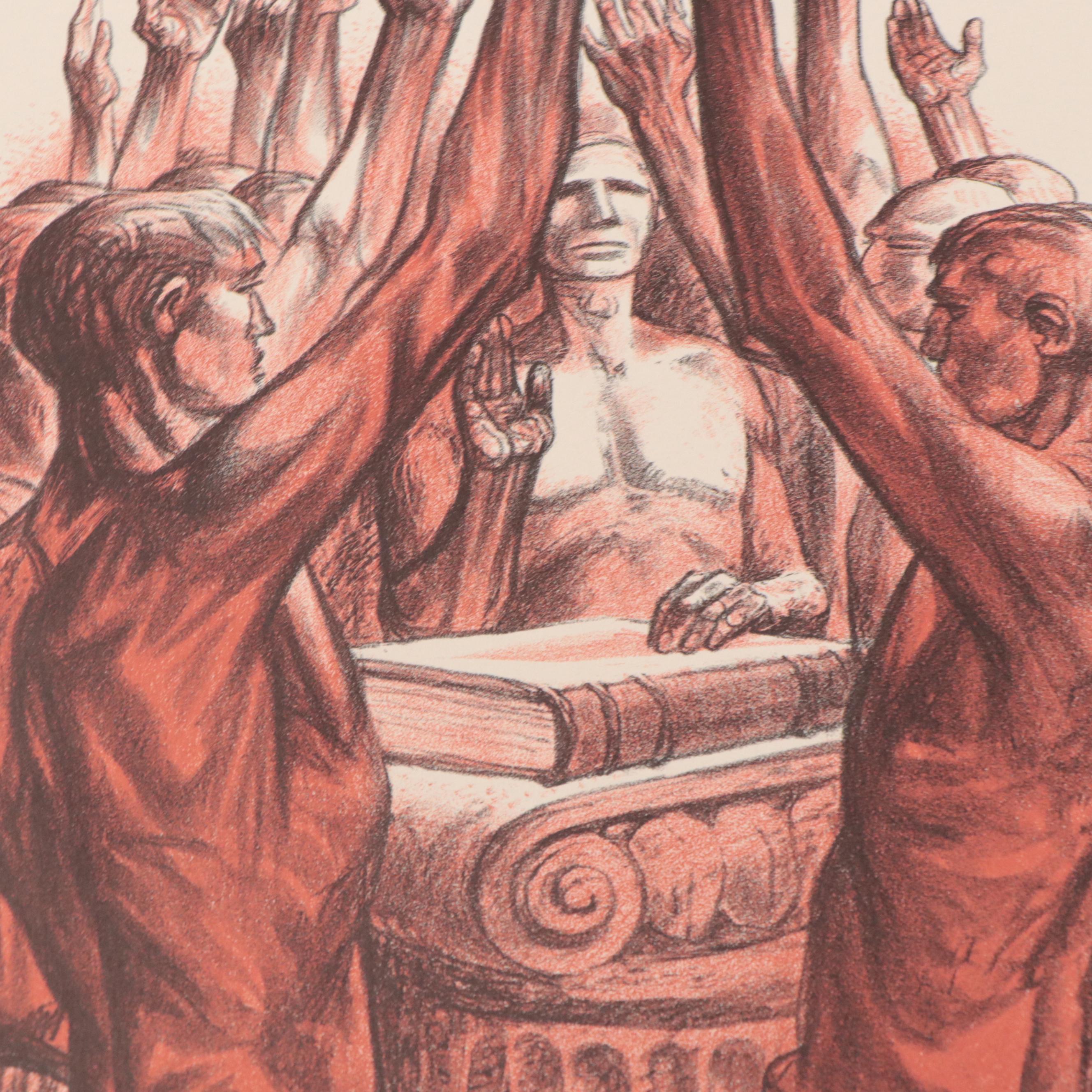 Lithographic Book Illustrations Designed by Lynd Ward