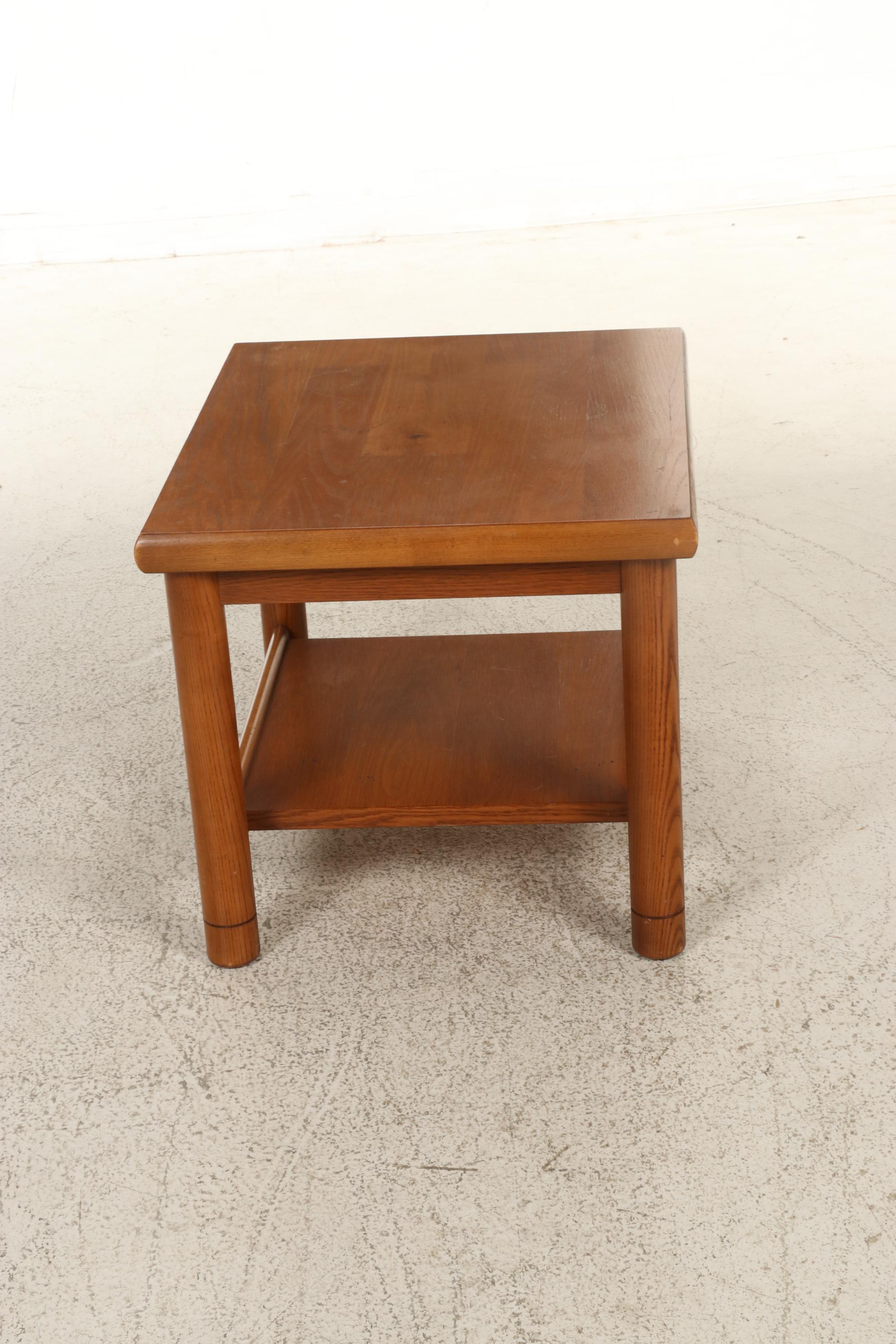 Mid Century Modern Style Lane Oak Side Tables, Mid to Late 20th Century