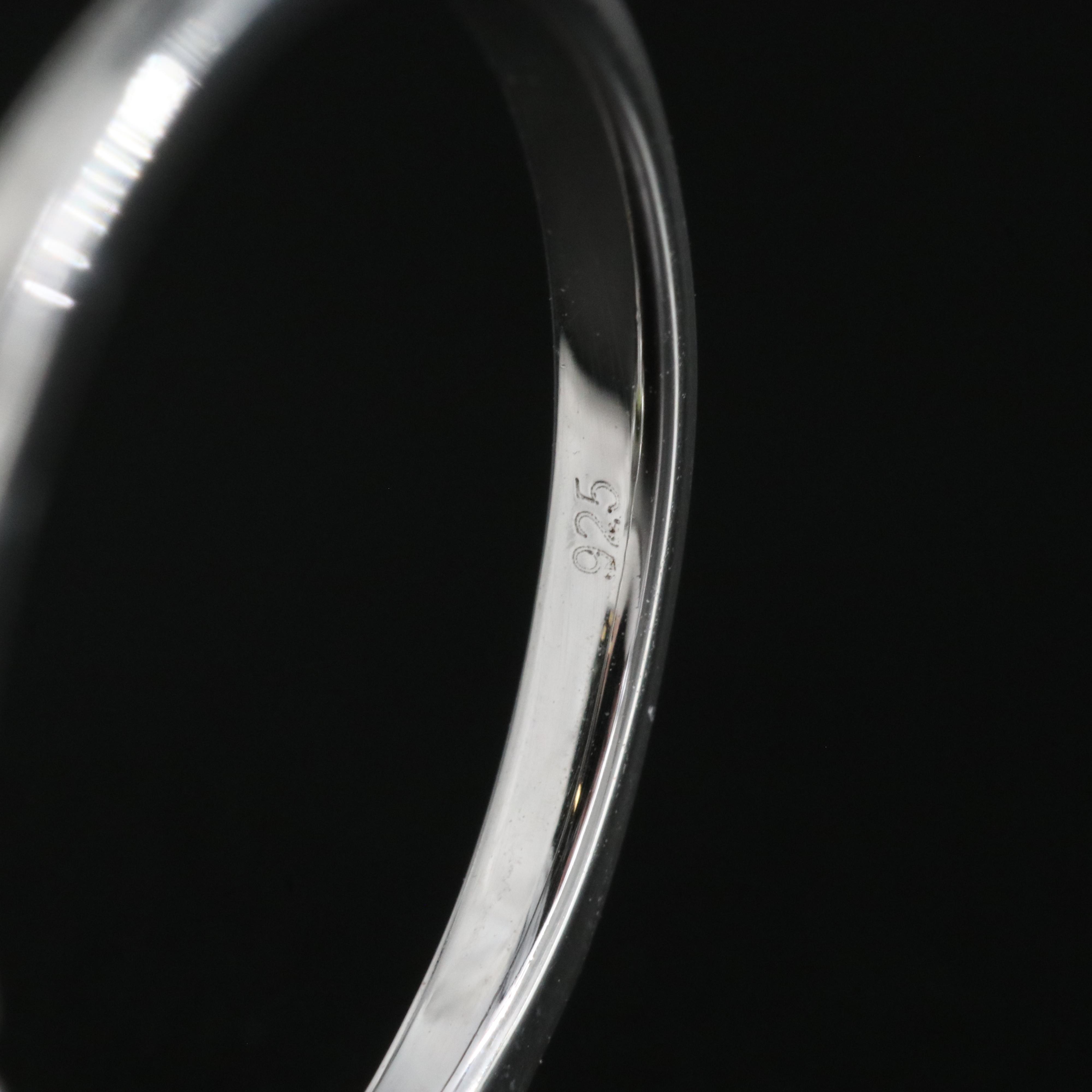 Sterling Peridot and White Sapphire Ring