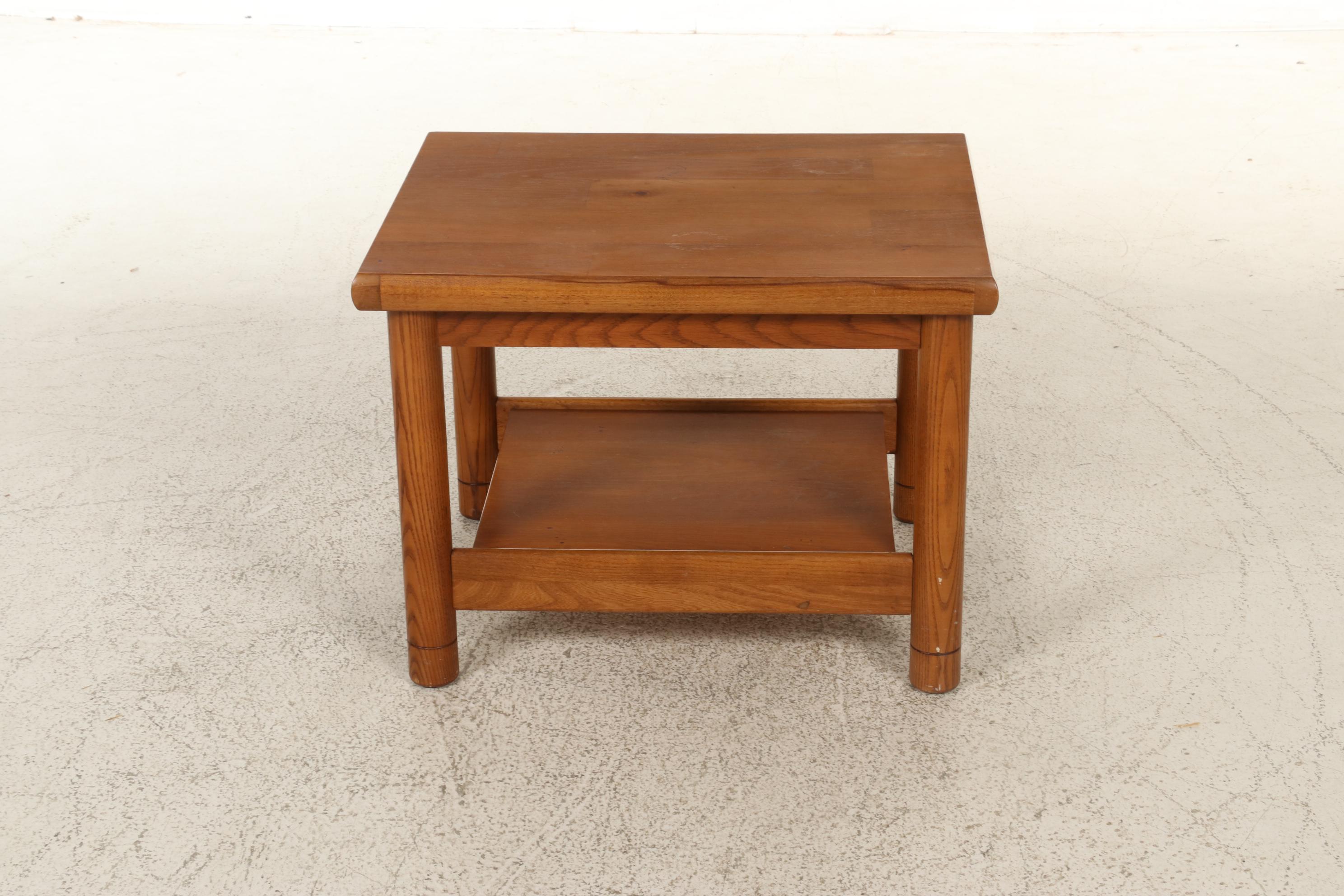 Mid Century Modern Style Lane Oak Side Tables, Mid to Late 20th Century