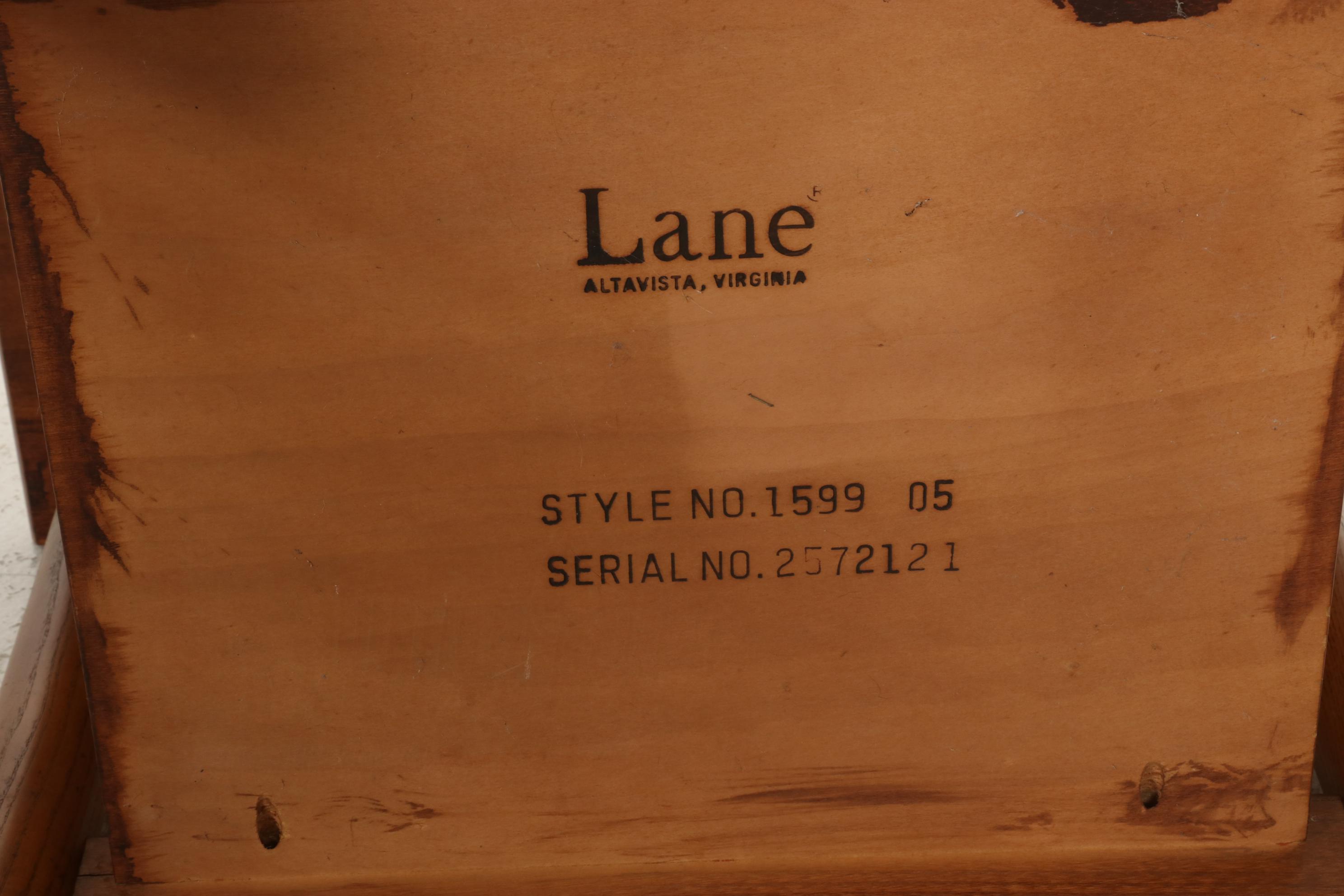 Mid Century Modern Style Lane Oak Side Tables, Mid to Late 20th Century