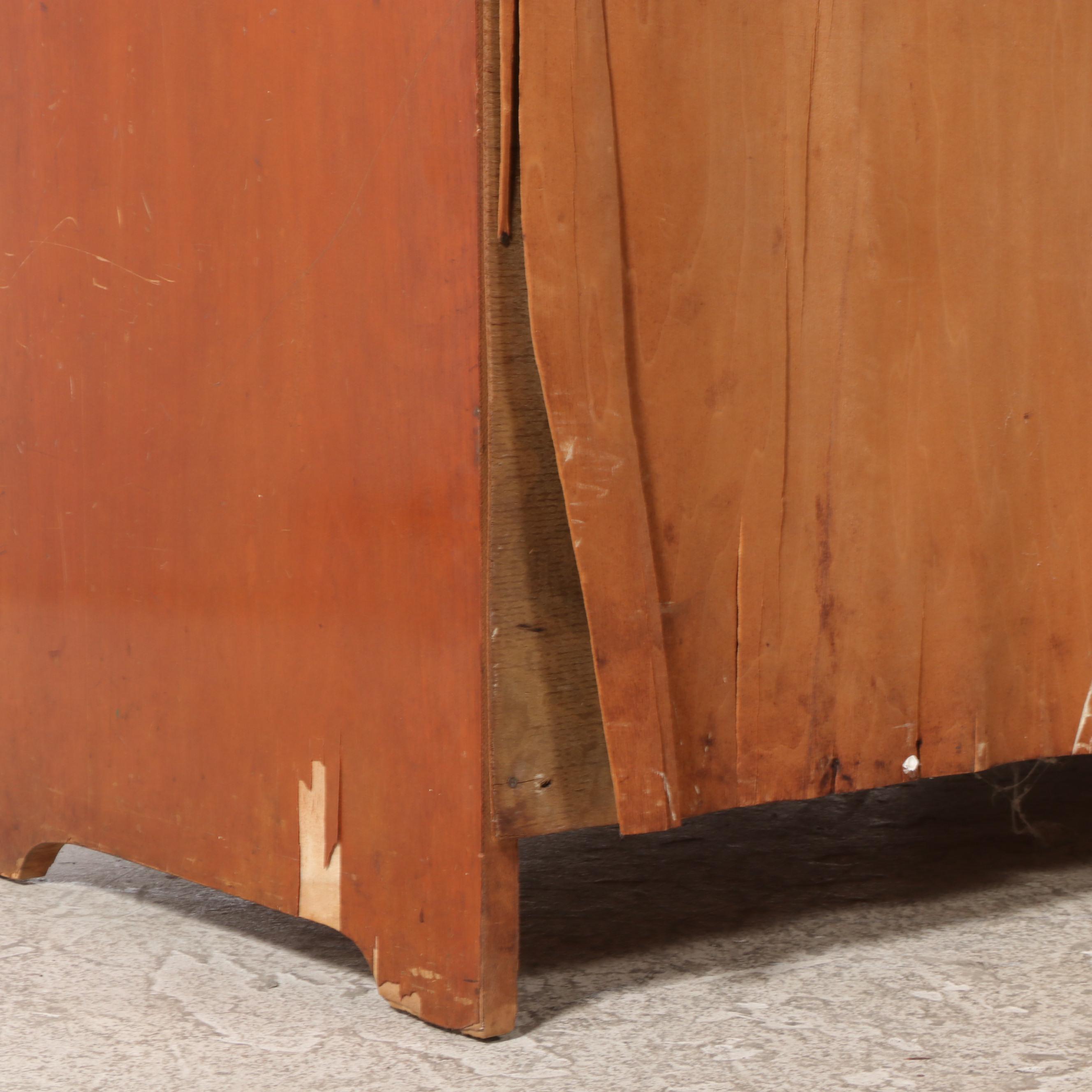 United Furniture Art Deco Style Walnut Chiffonier, 1930s