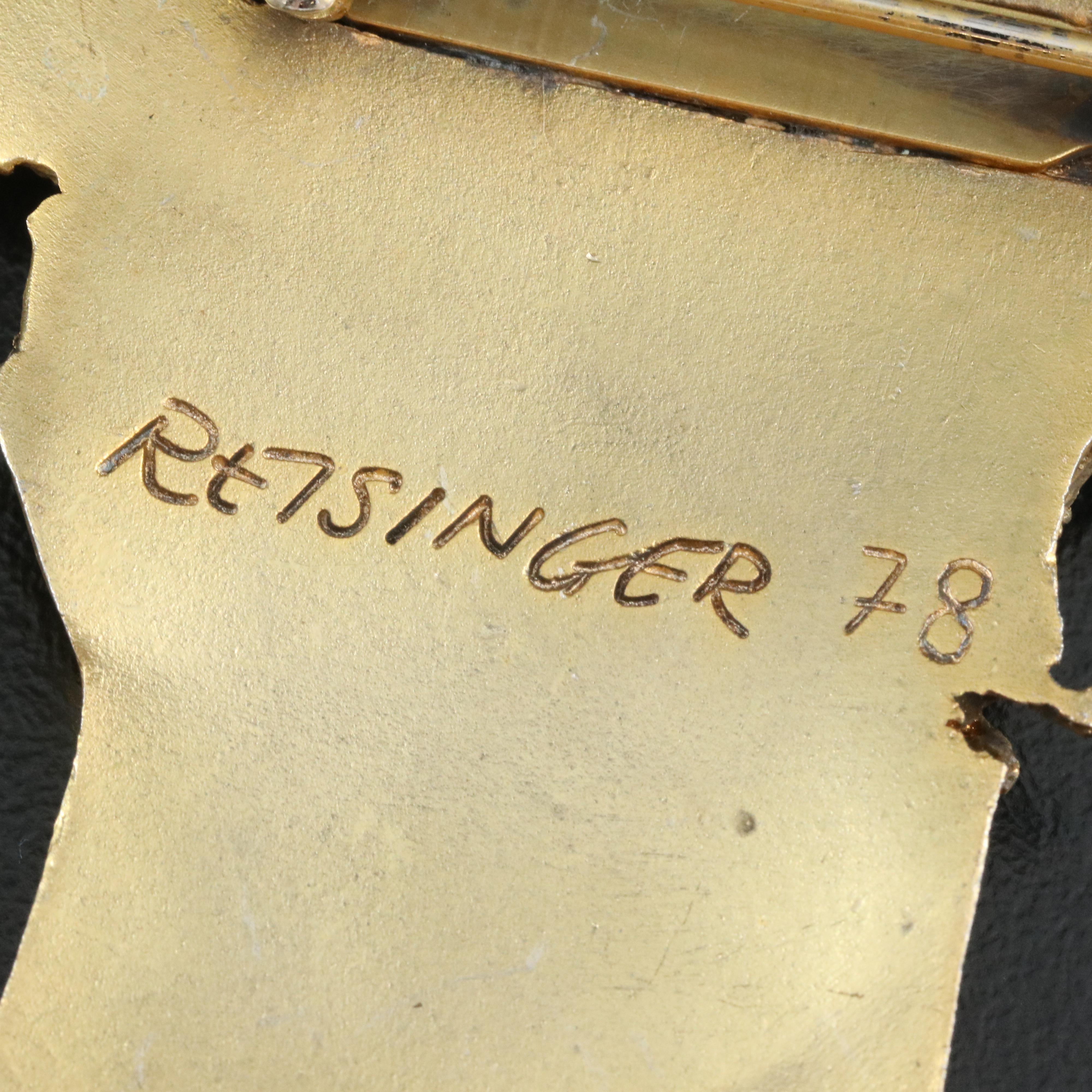 Dan Reisinger, Sterling and Druzy Featured in Brutalist Converter Brooches