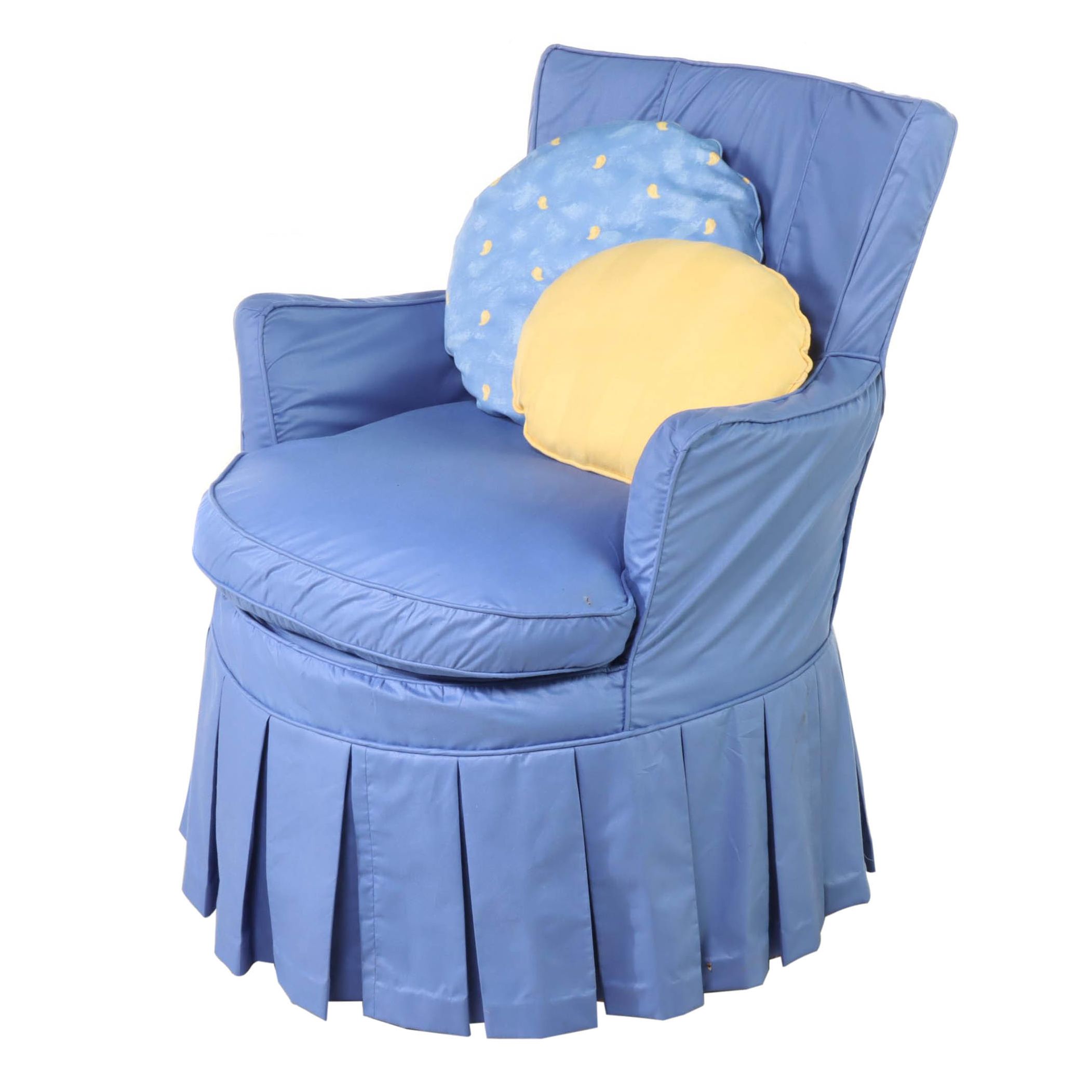 Cox Manufacturing Co. Inc. Custom-Slipcovered Armchair, 20th Century