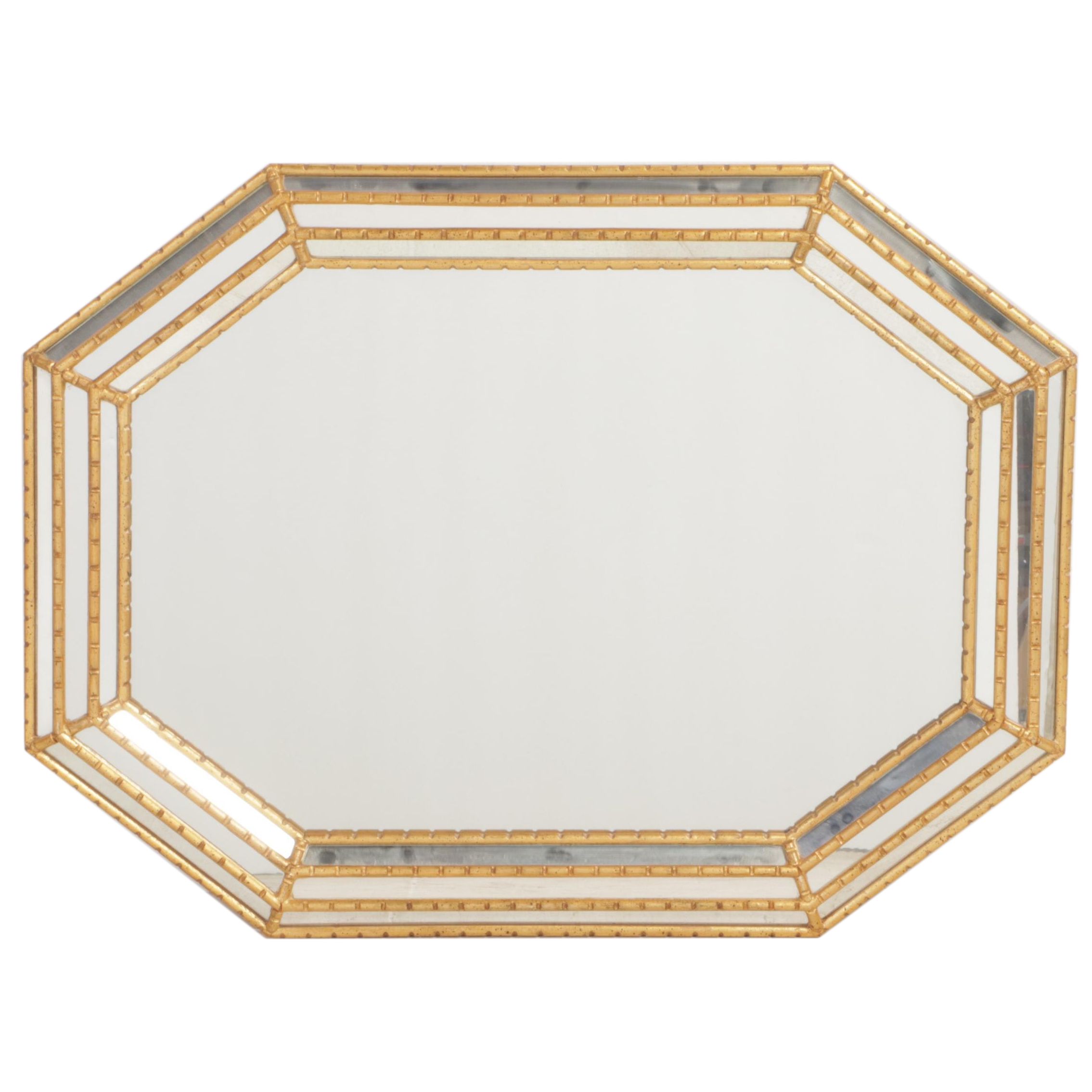 La Barge Octagonal Gilt Wood Mirror