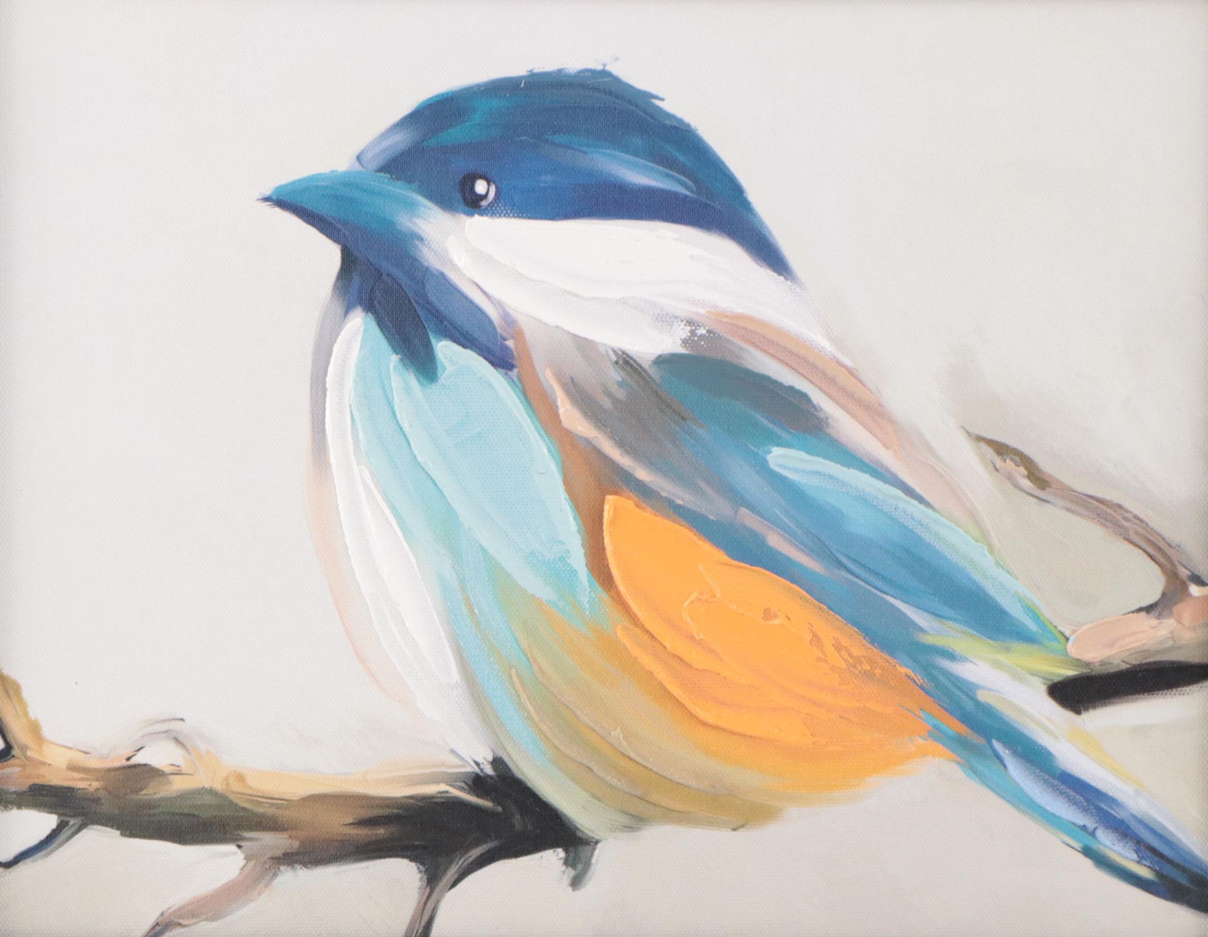 Embellished Giclee of Bird