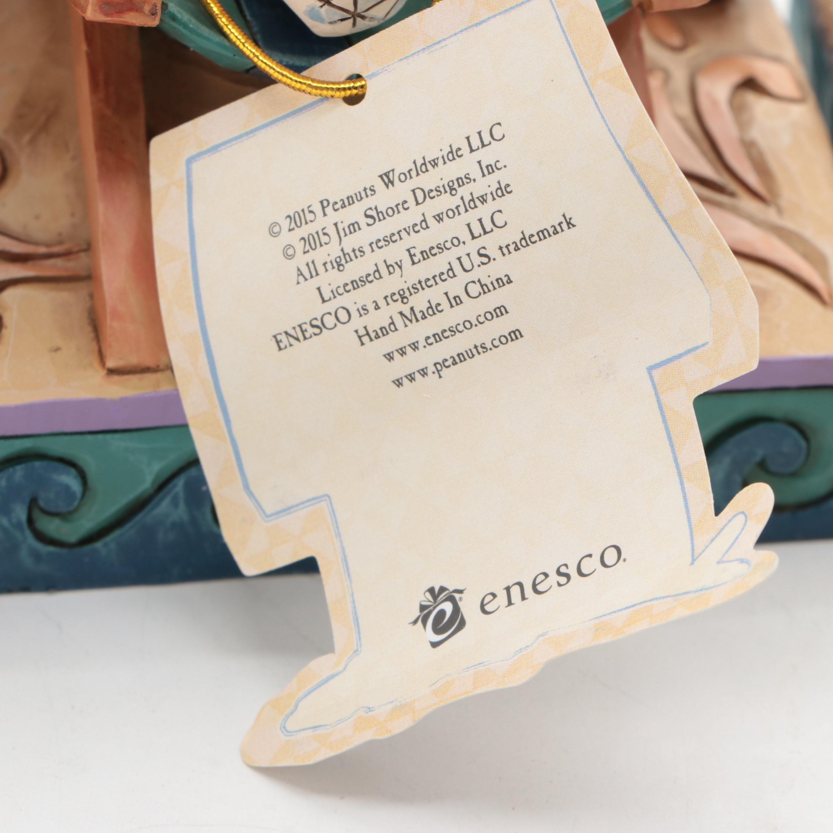 Enesco Jim Shore Peanuts Snoopy "Surf's Up" and "Beach Buddies" Figurines