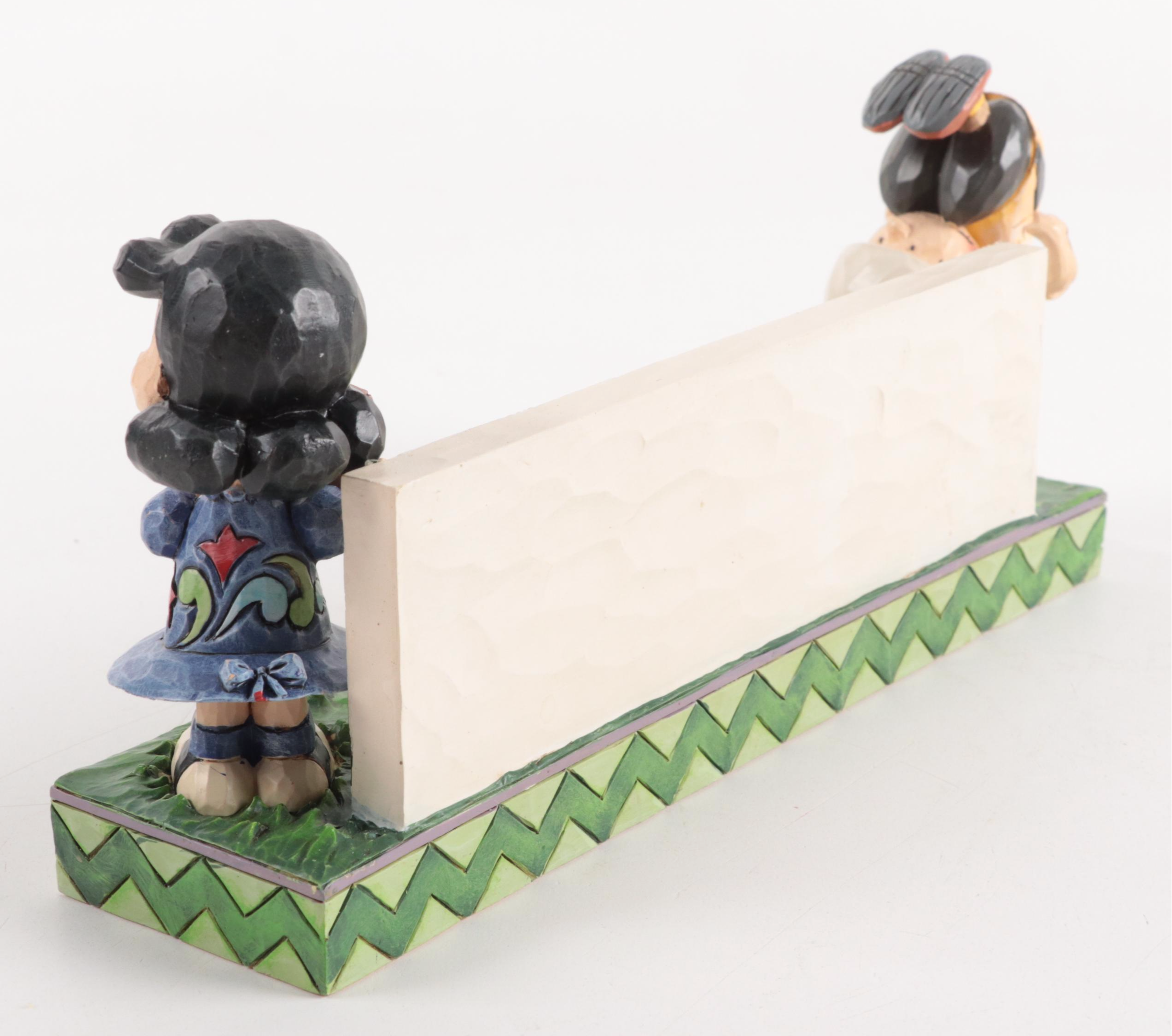 Jim Shore Peanuts "Spirit Squad" and "I Love Touch Football" Figurines