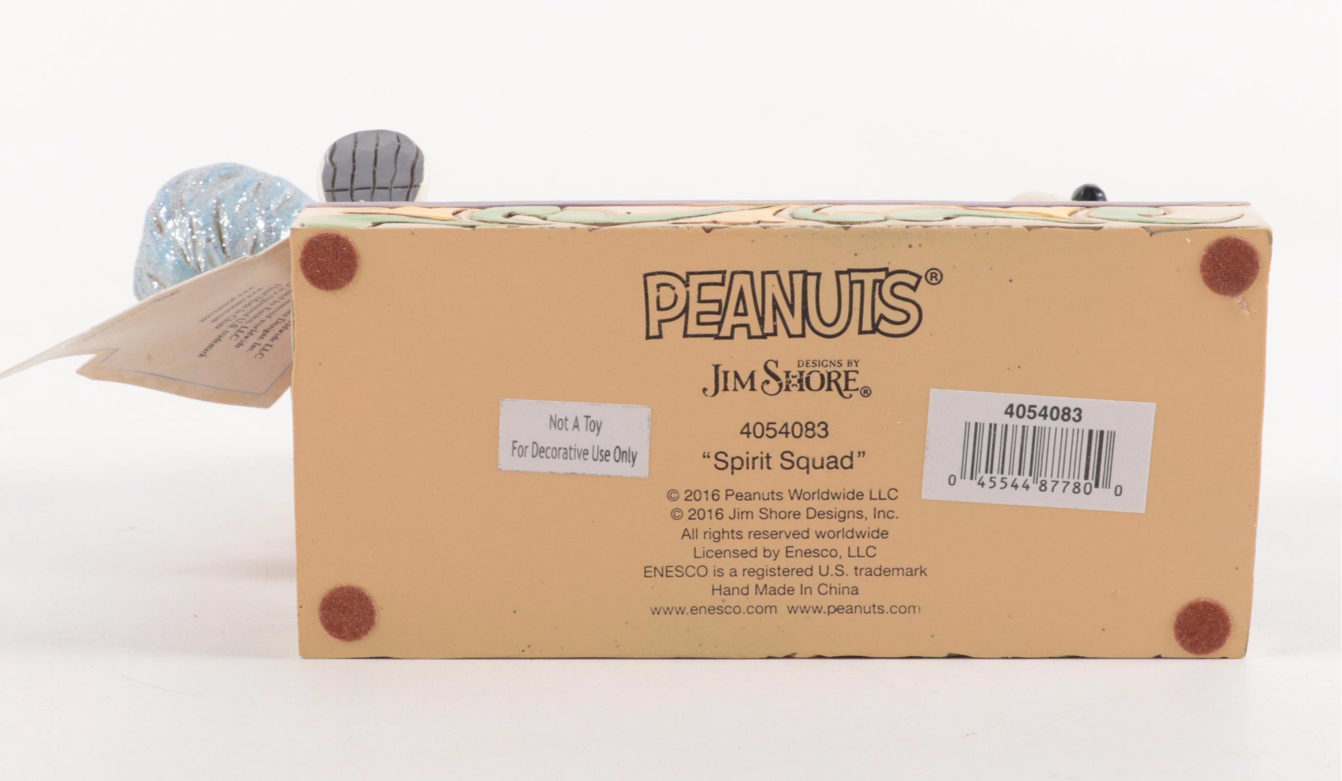 Jim Shore Peanuts "Spirit Squad" and "I Love Touch Football" Figurines