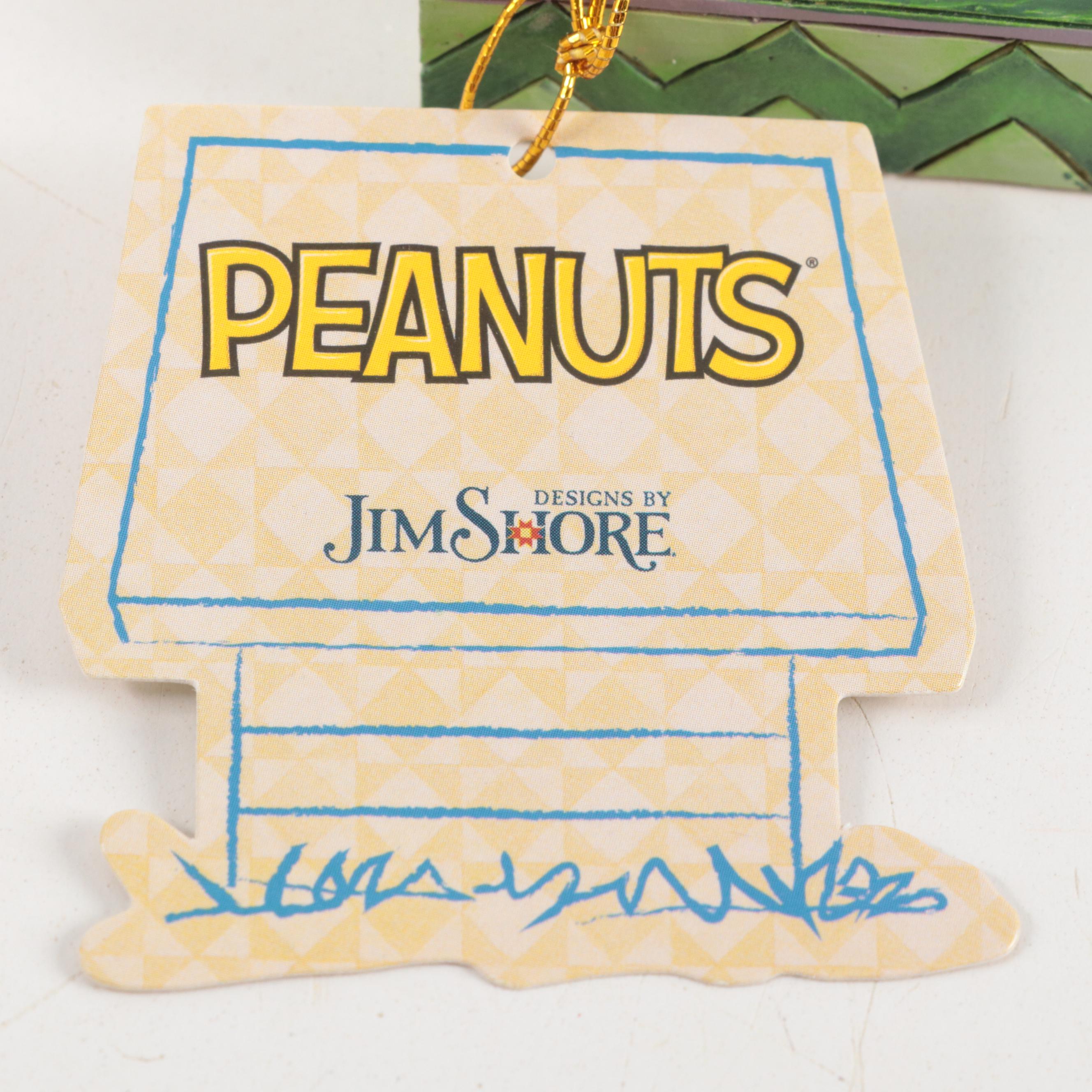 Jim Shore Peanuts "Spirit Squad" and "I Love Touch Football" Figurines