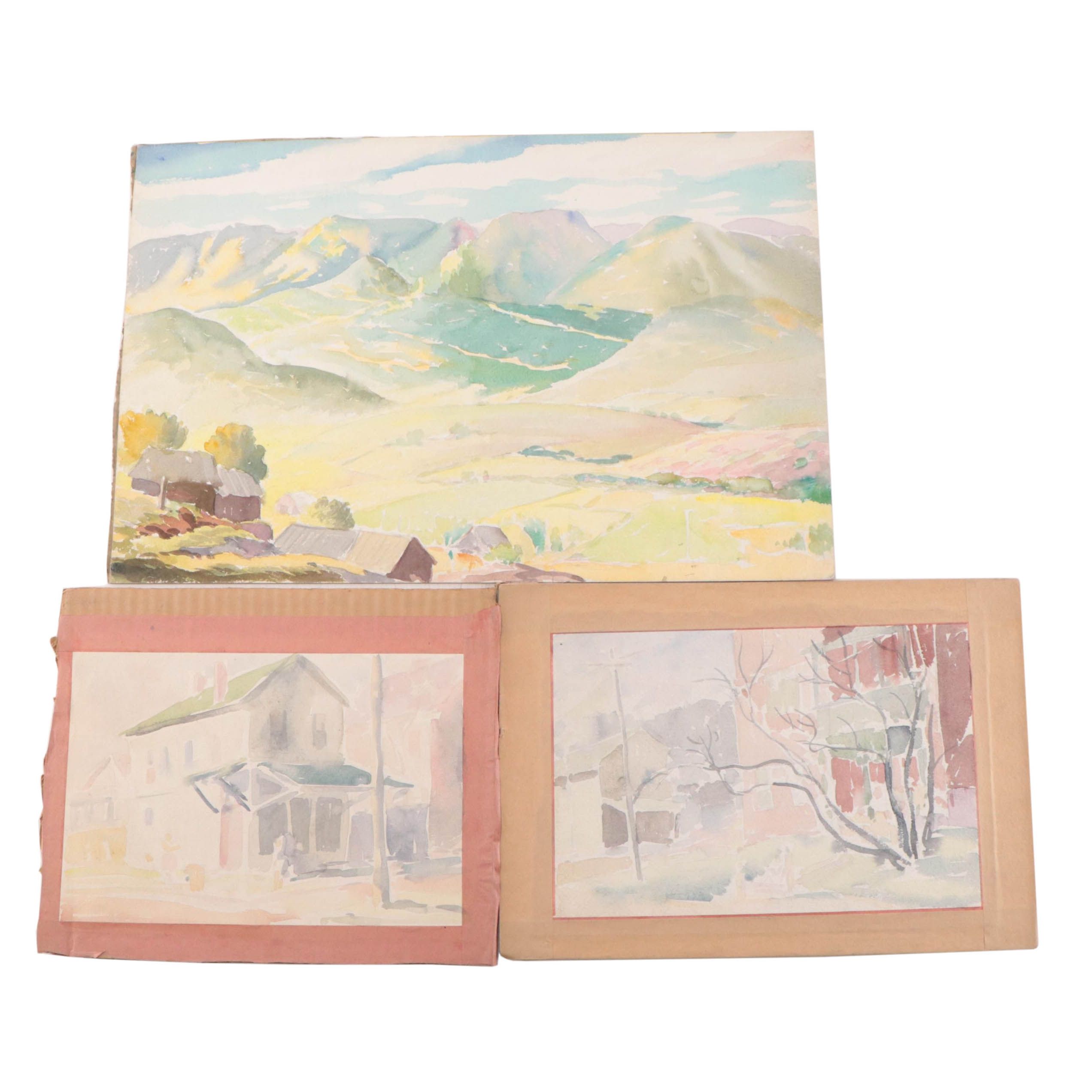 Dan Burne Jones Watercolor Paintings of Landscapes