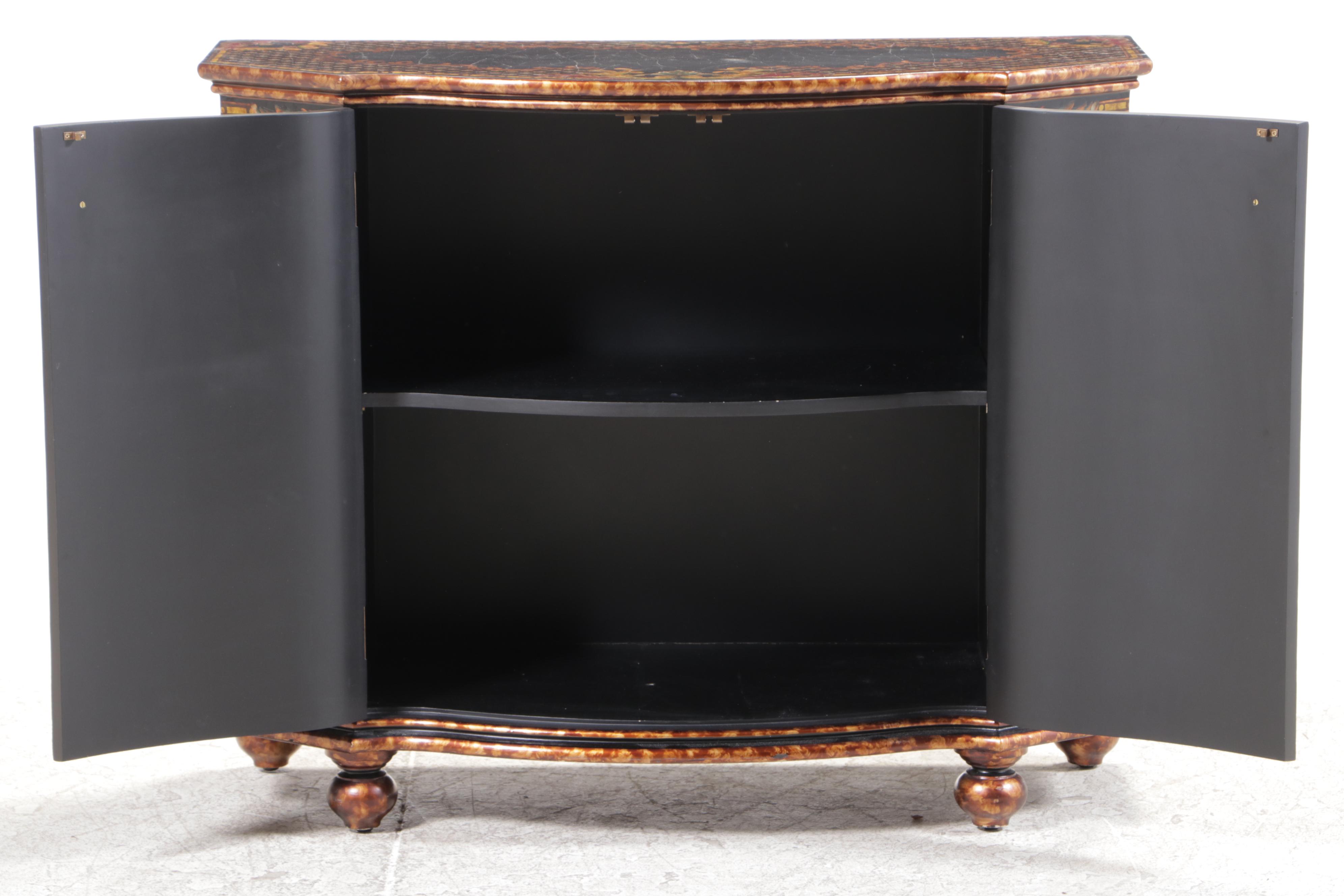 Maitland-Smith Coromandel Paint-Decorated Wood Chiffonier