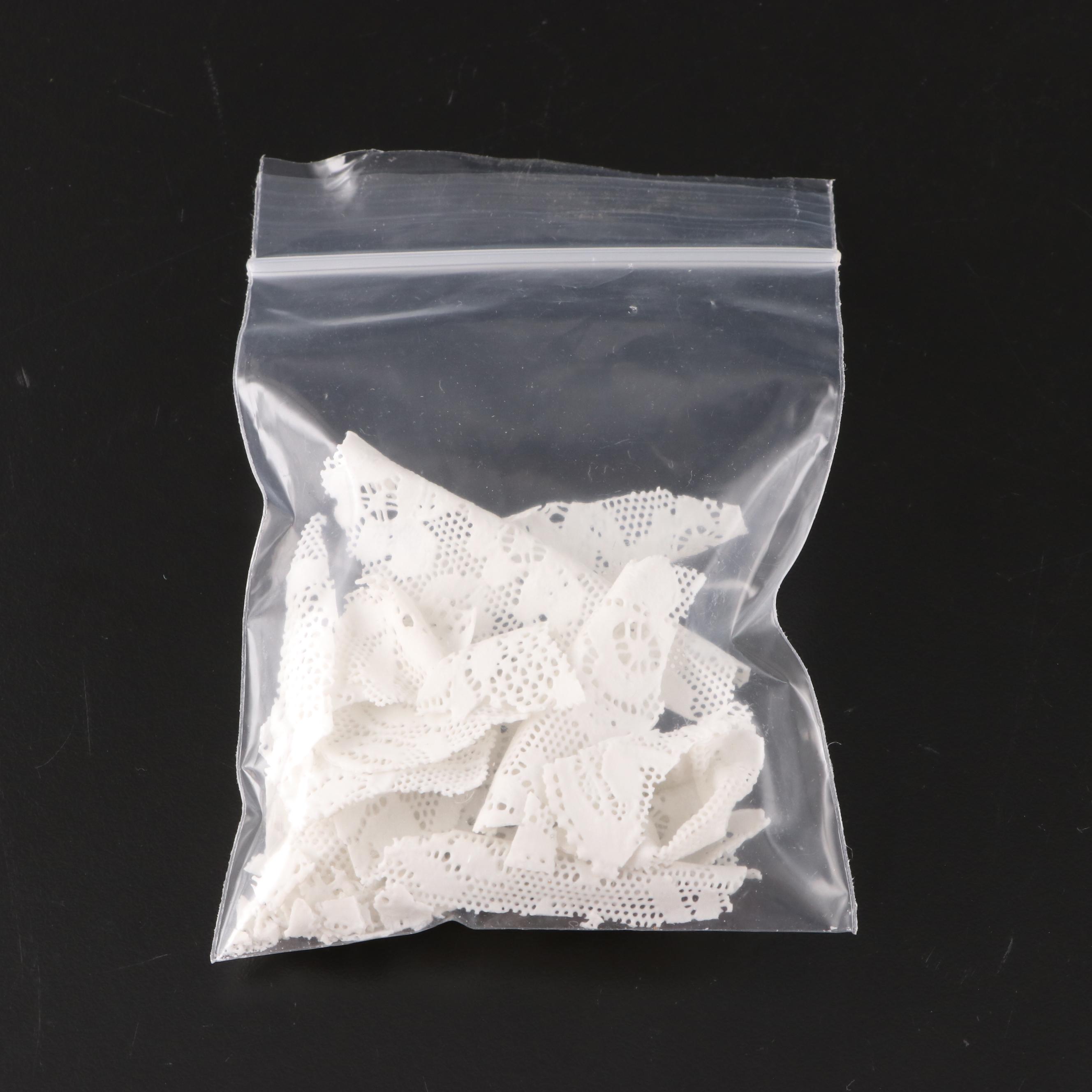 Lladró "Small Bust with Veil" Porcelain Lace Sculpture