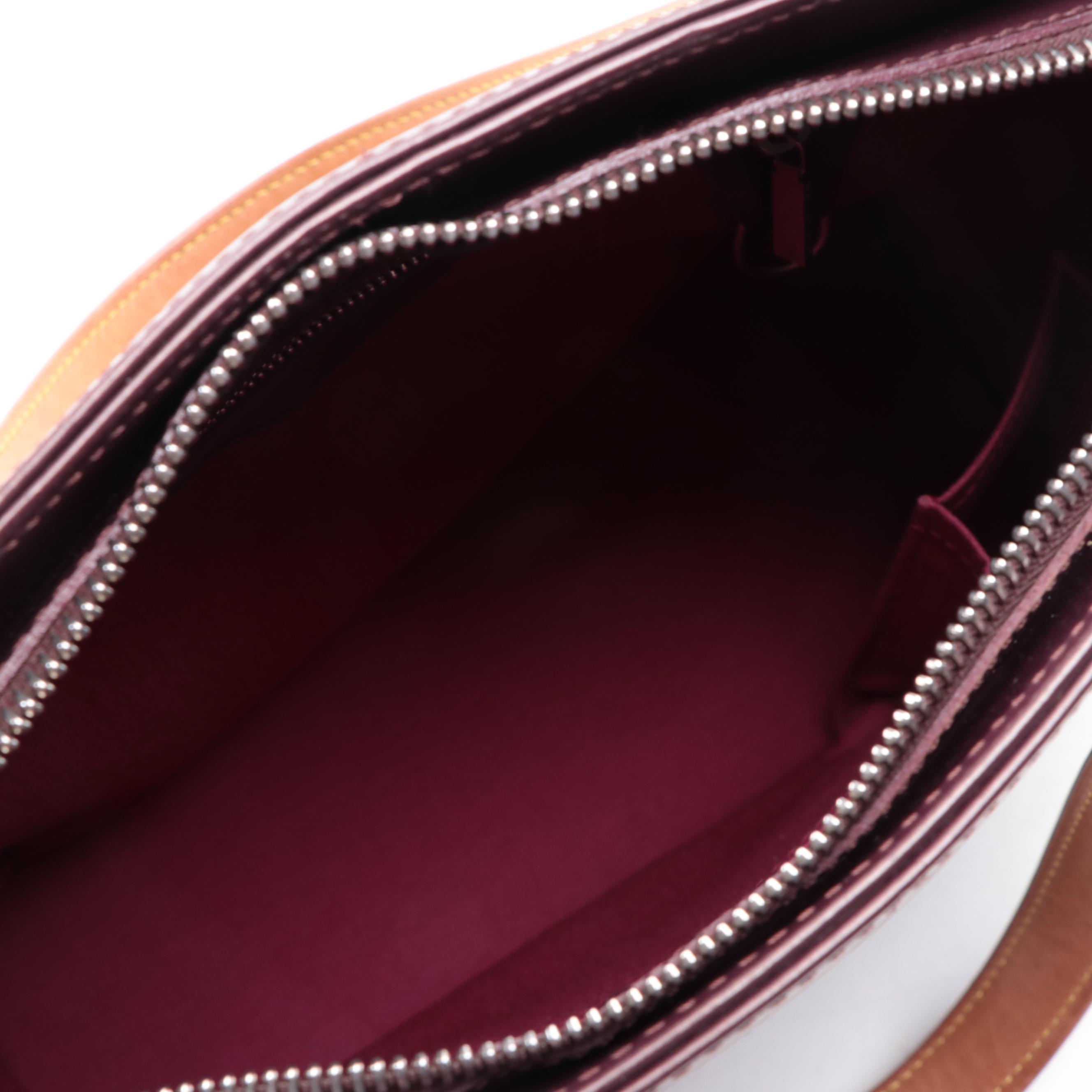 Louis Vuitton Stockton Tote in Bordeaux Monogram Mat and Vachetta Leather