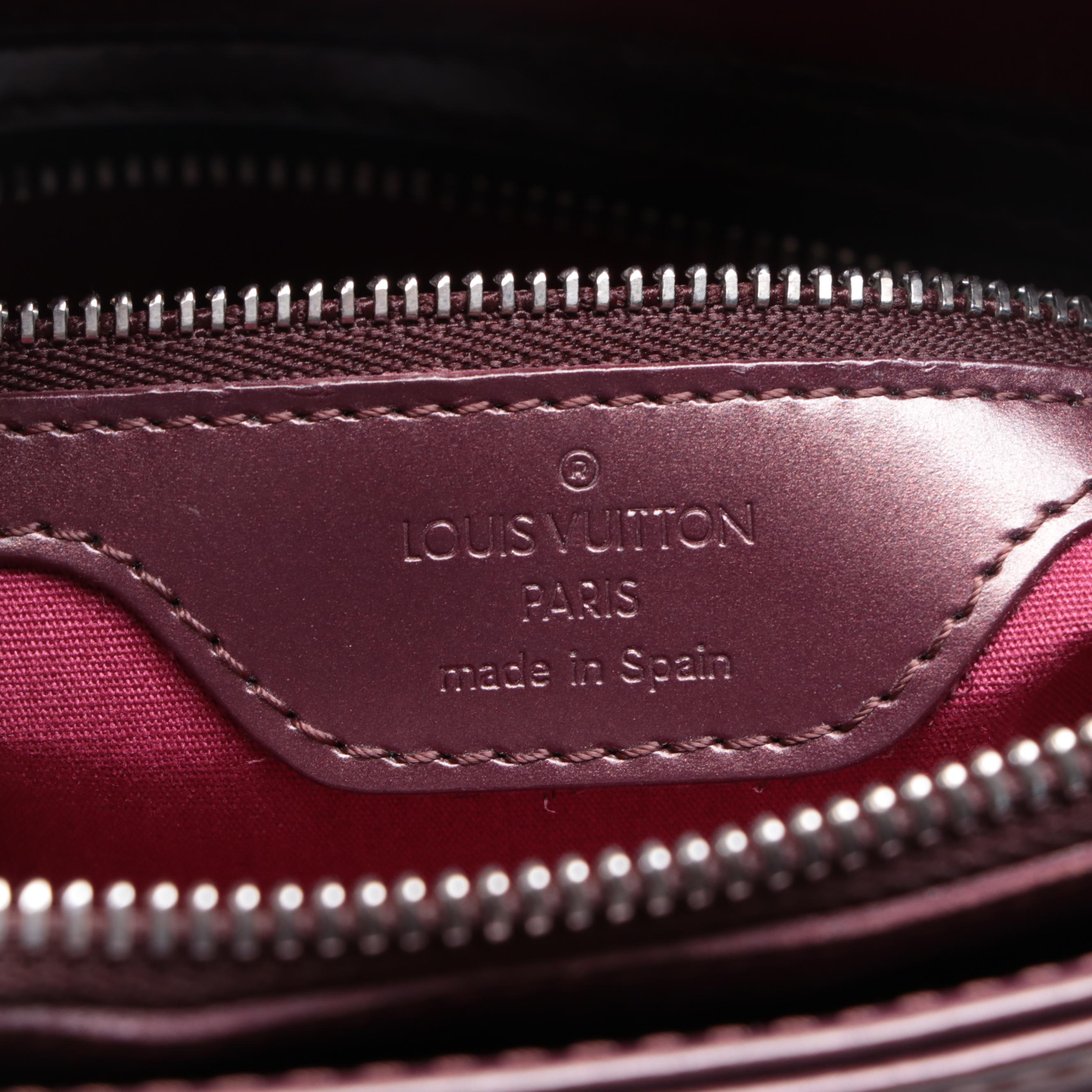 Louis Vuitton Stockton Tote in Bordeaux Monogram Mat and Vachetta Leather