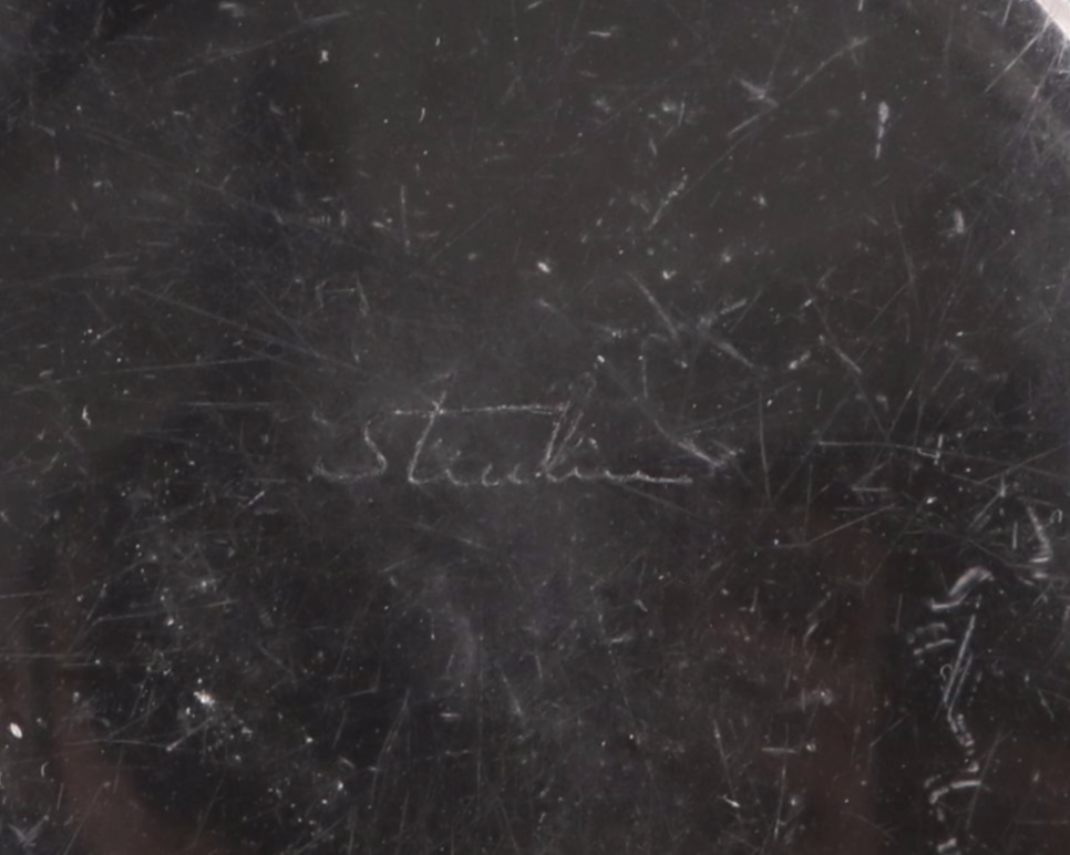 Lloyd Atkins for Steuben Ring Footed Glass Bowl with Orrefors Glass Dish