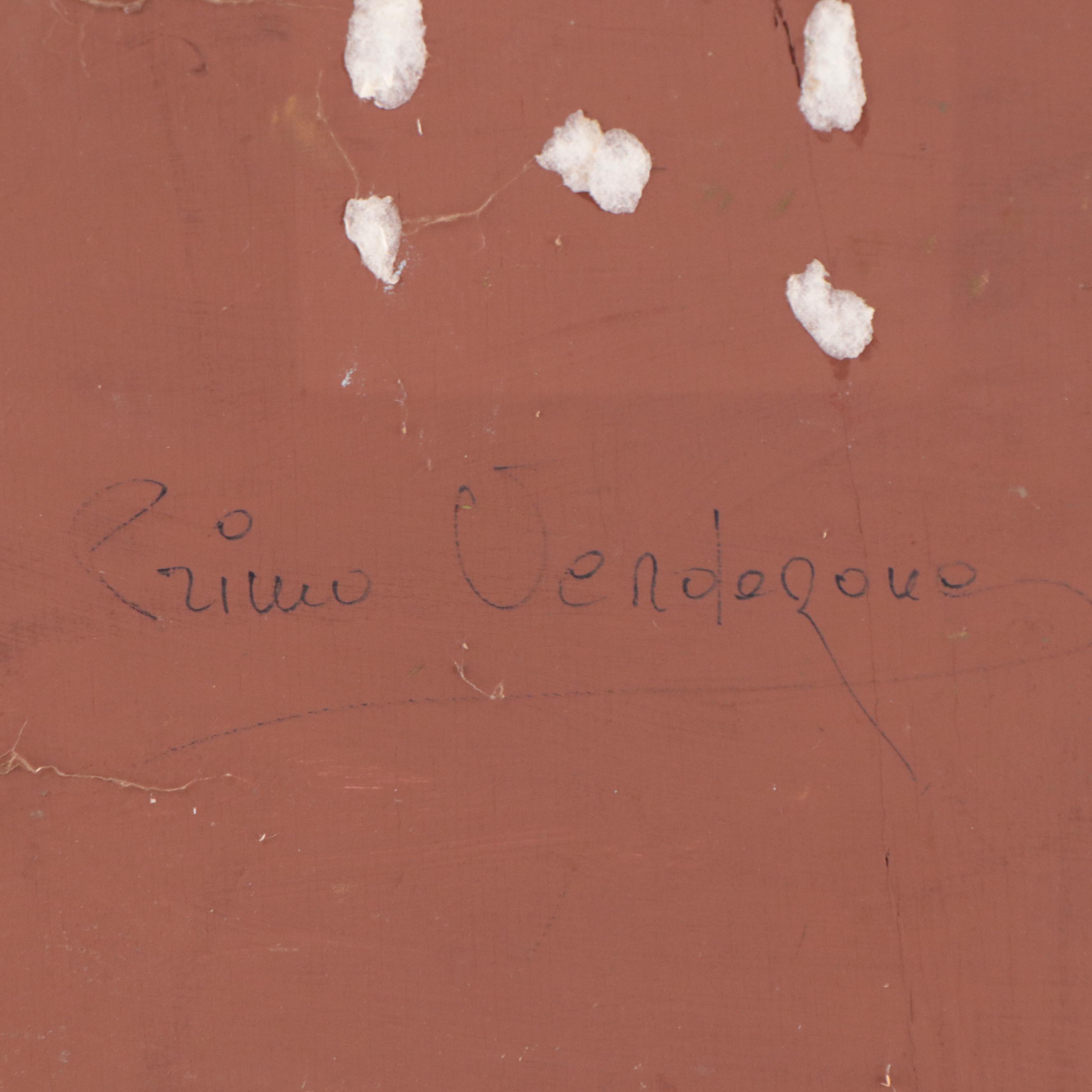 Oil Painting of Italian Street Scene