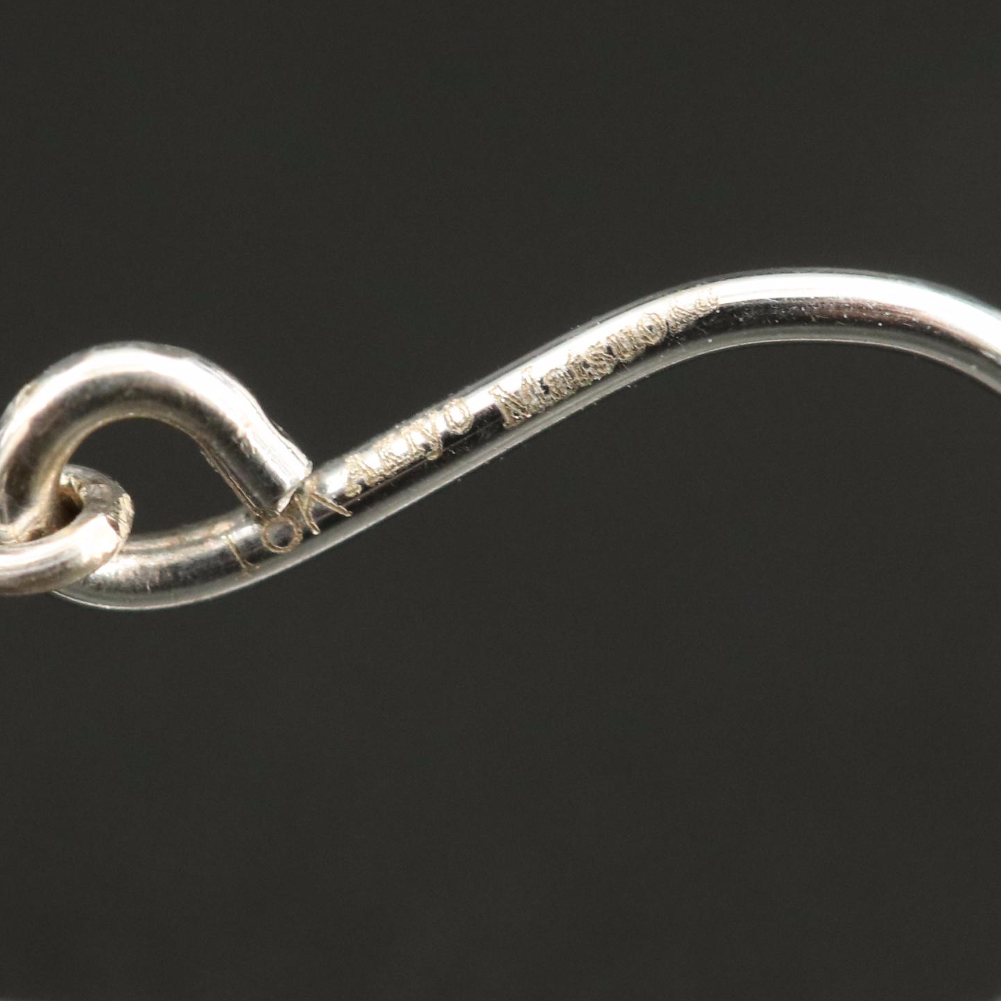 Akiyo Matsuoka 18K Pearl Stacked Cone Drop Earrings