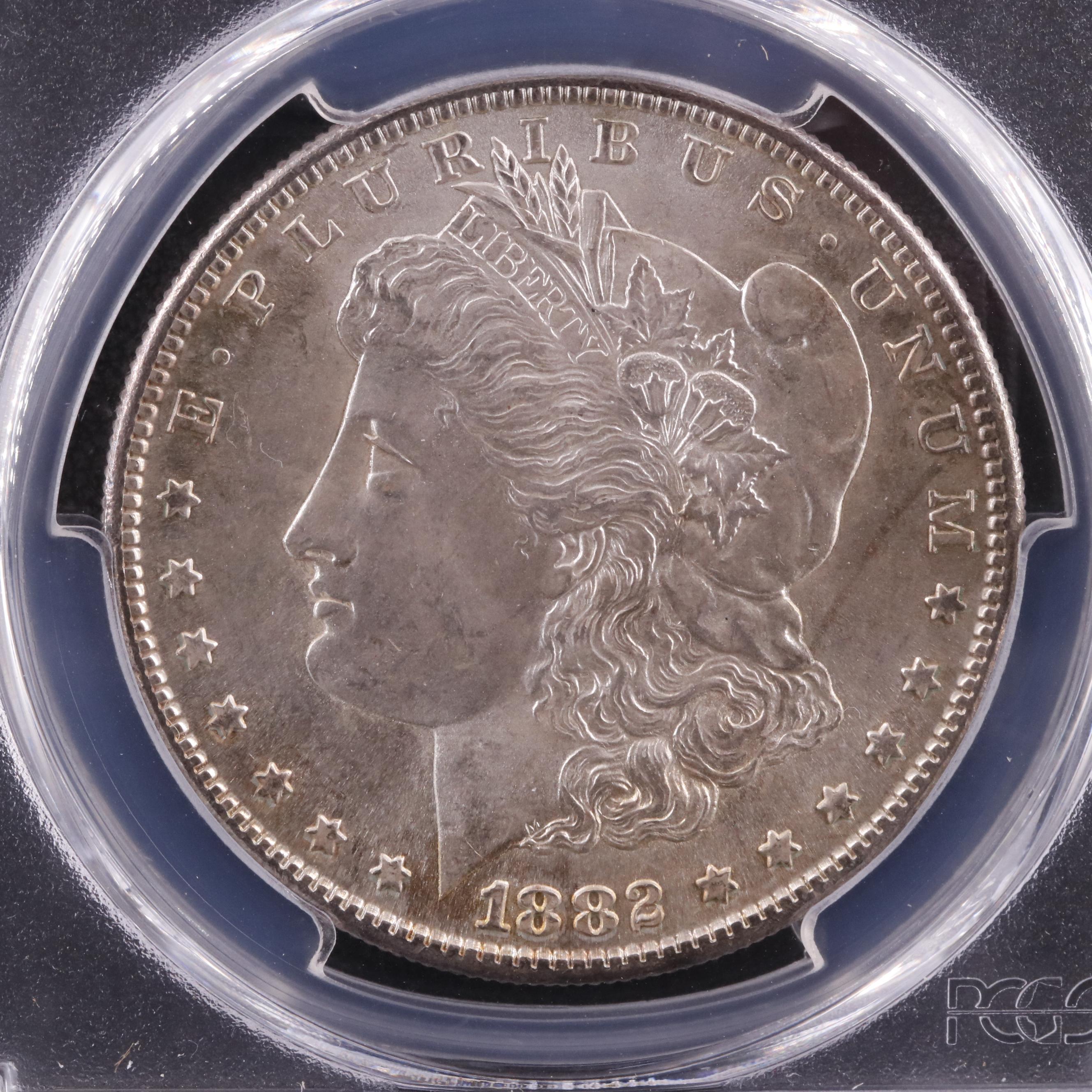 PCGS Graded MS64 1882-S Morgan Silver Dollar