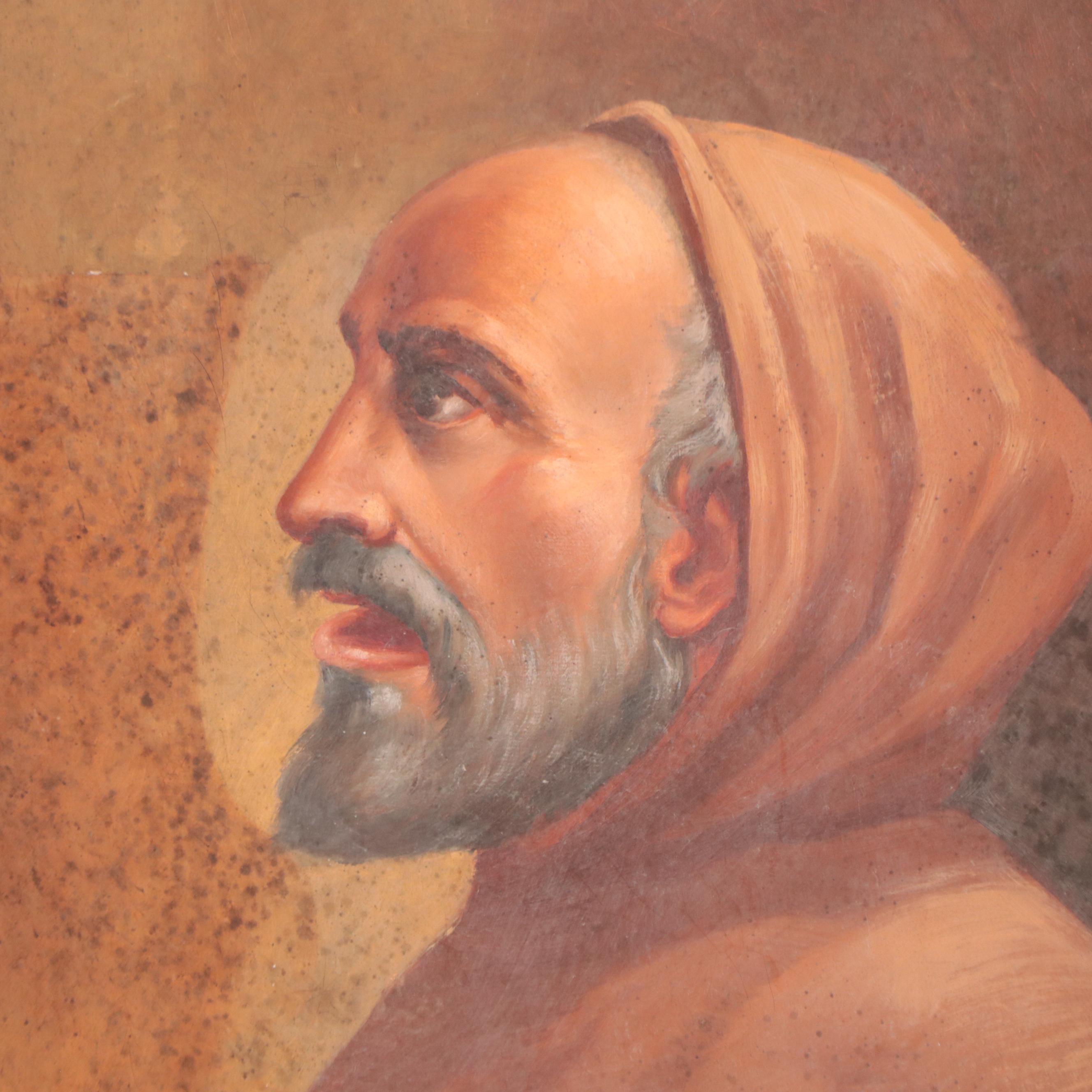 Oil Painting of Male Portrait
