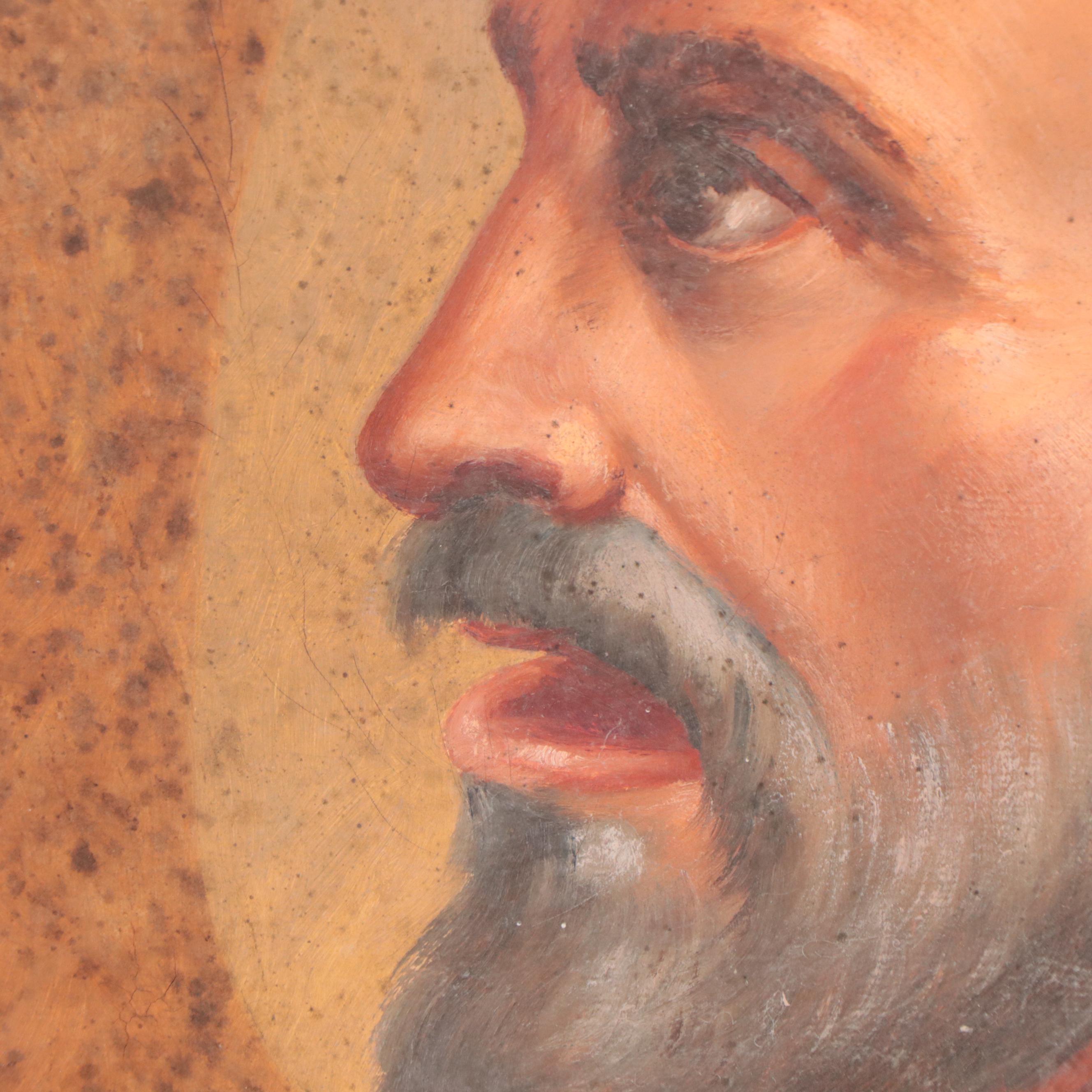 Oil Painting of Male Portrait