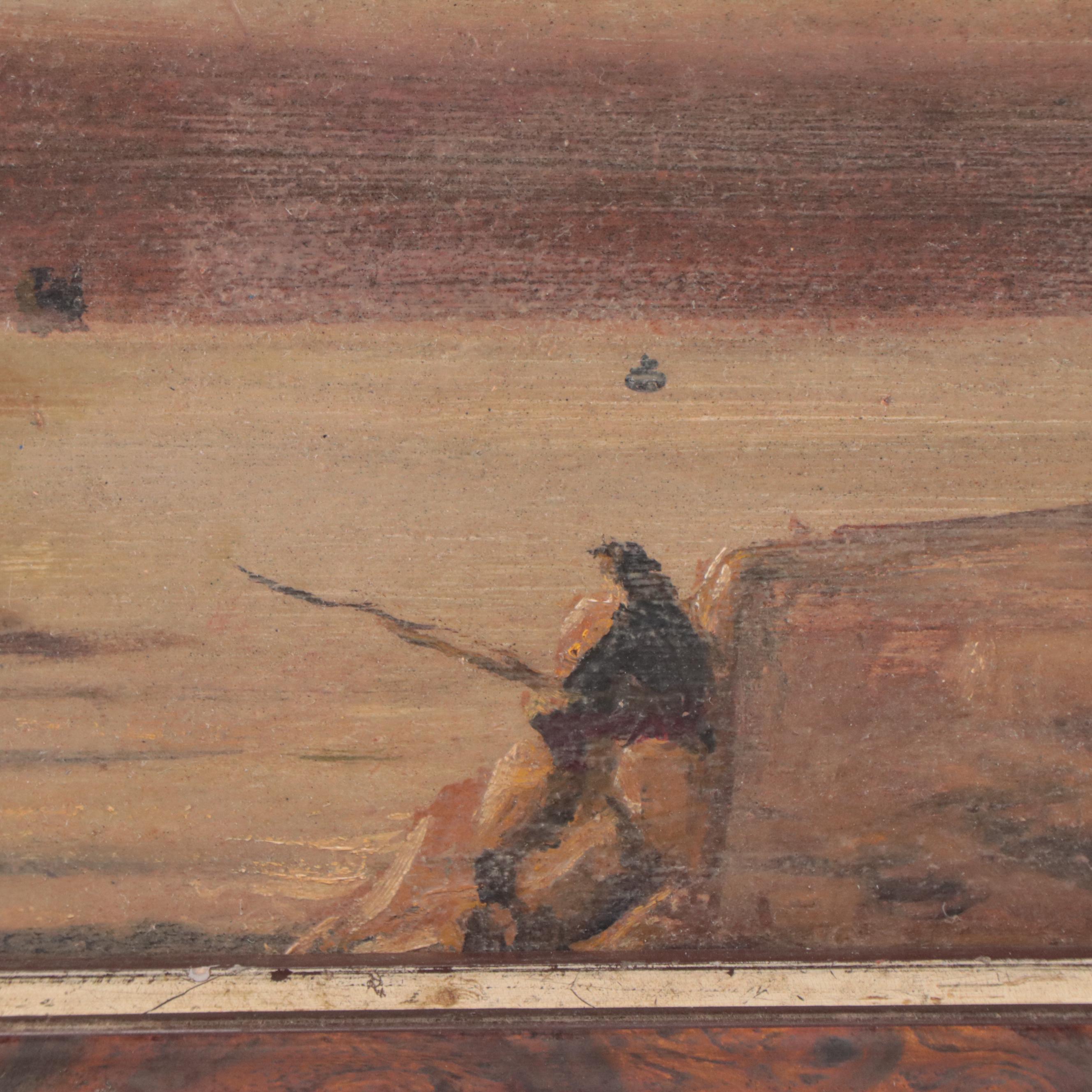 Oil Painting of Barren Landscape