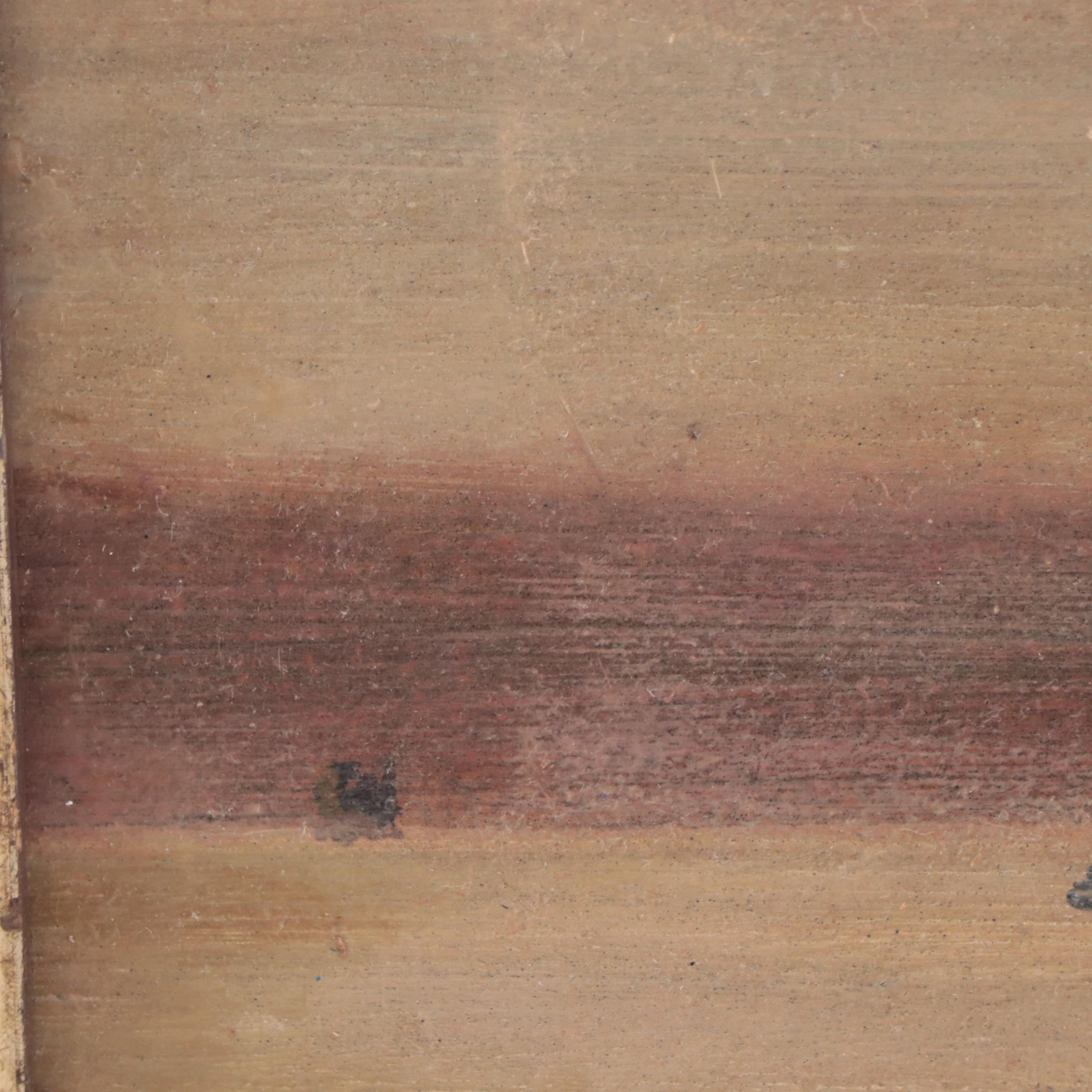 Oil Painting of Barren Landscape