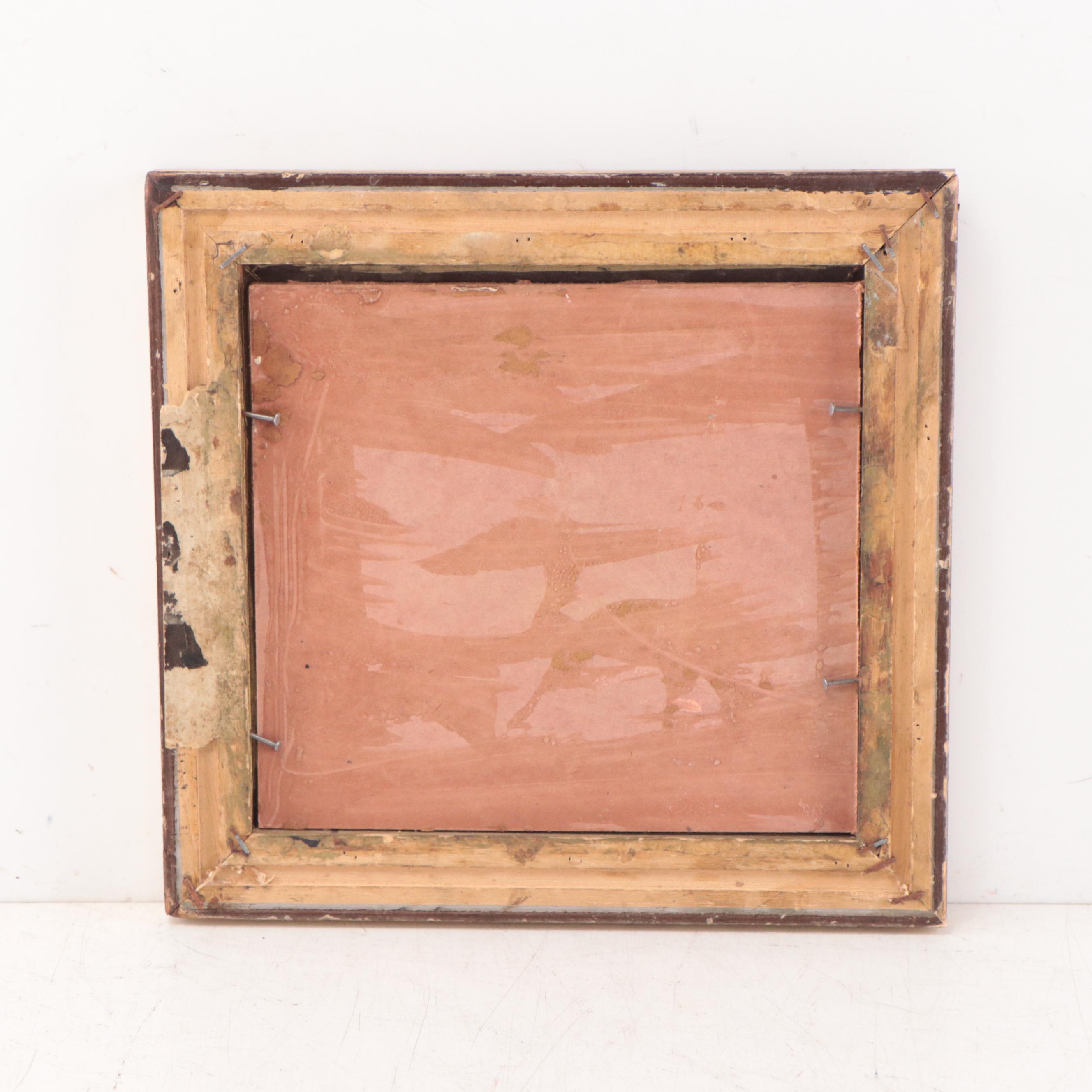 Oil Painting of Barren Landscape