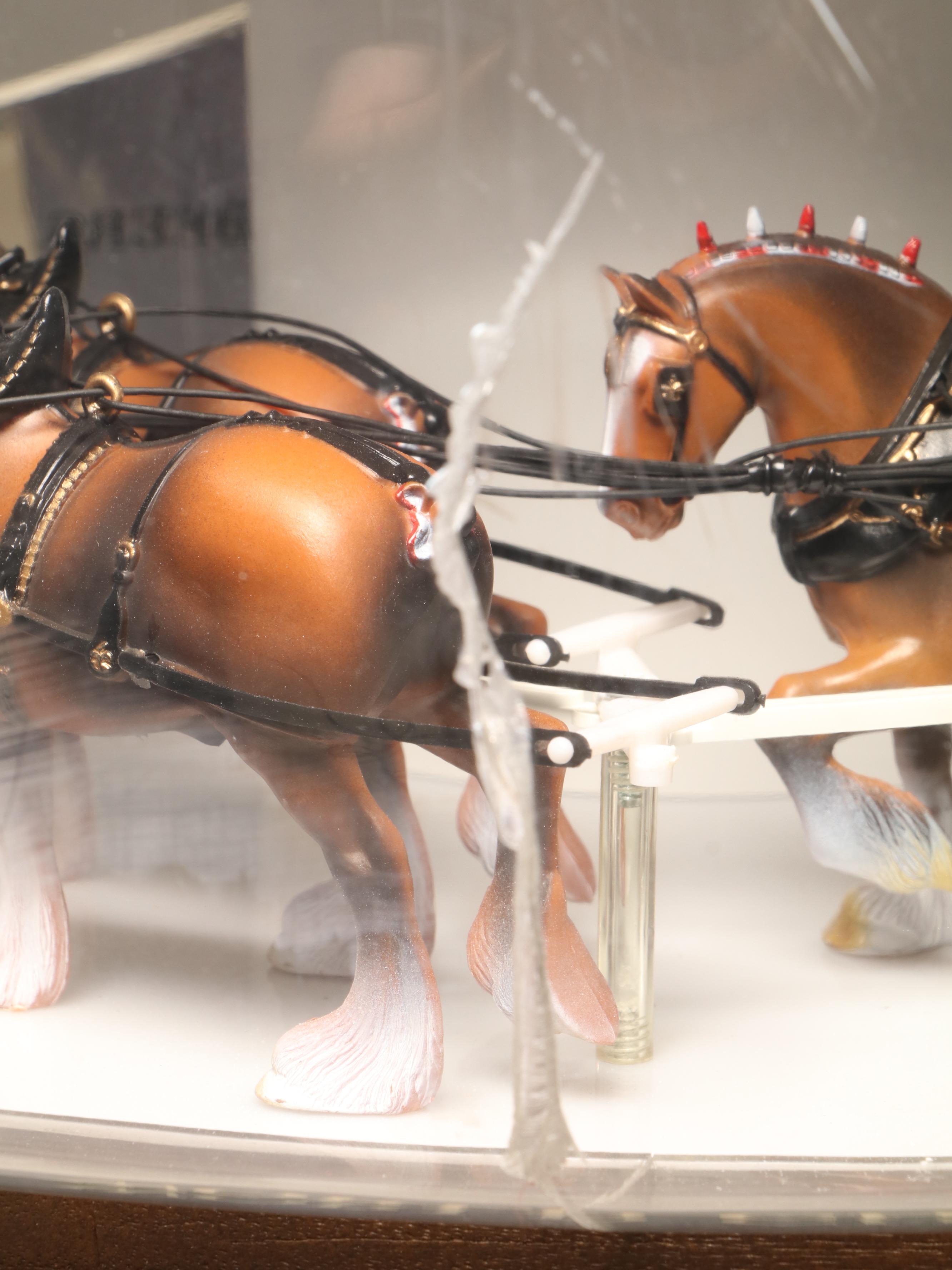 Anheuser-Busch Budweiser World Champion Clydesdale Team Bar Pendant